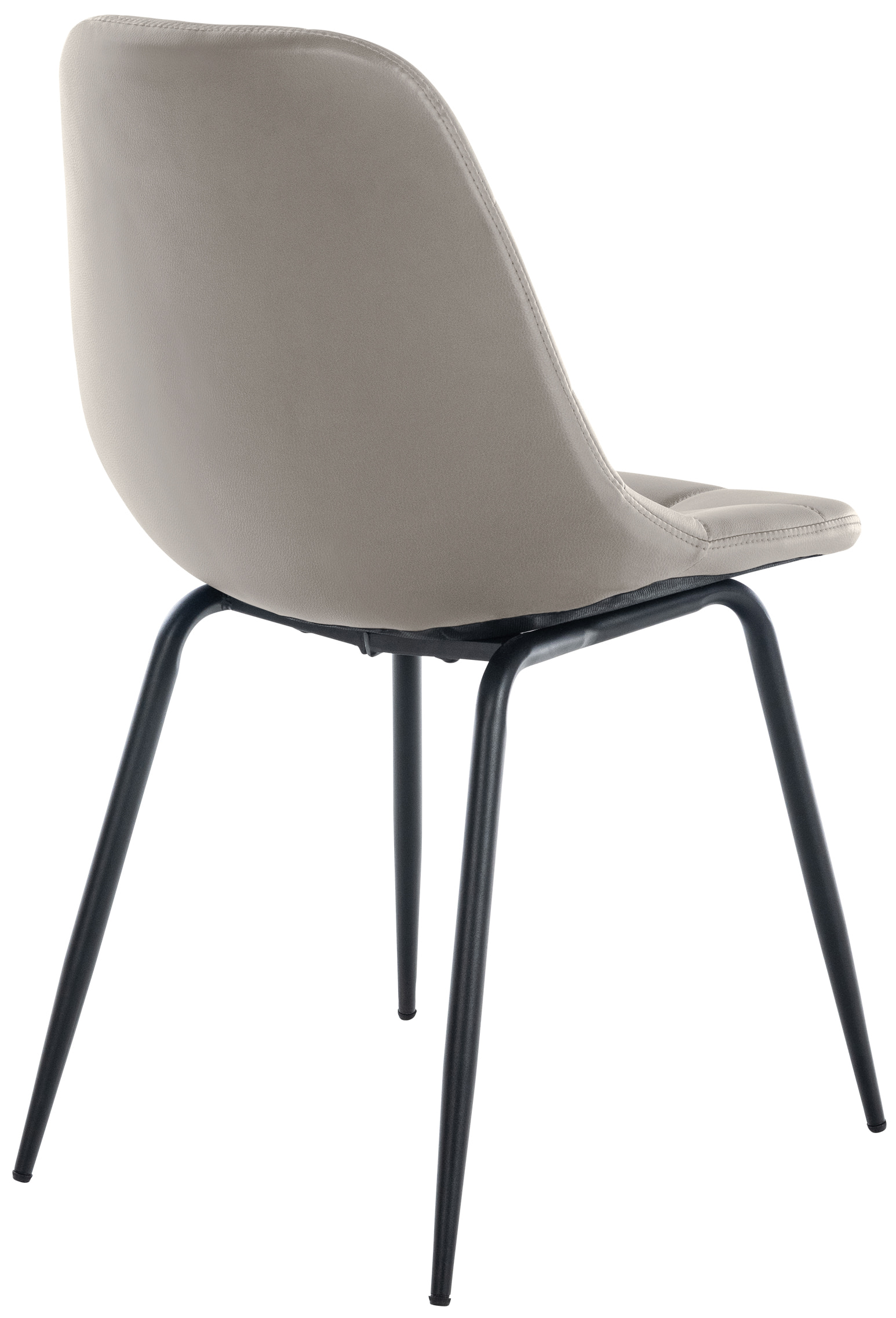 Silla de comedor Tom en tela o polipiel