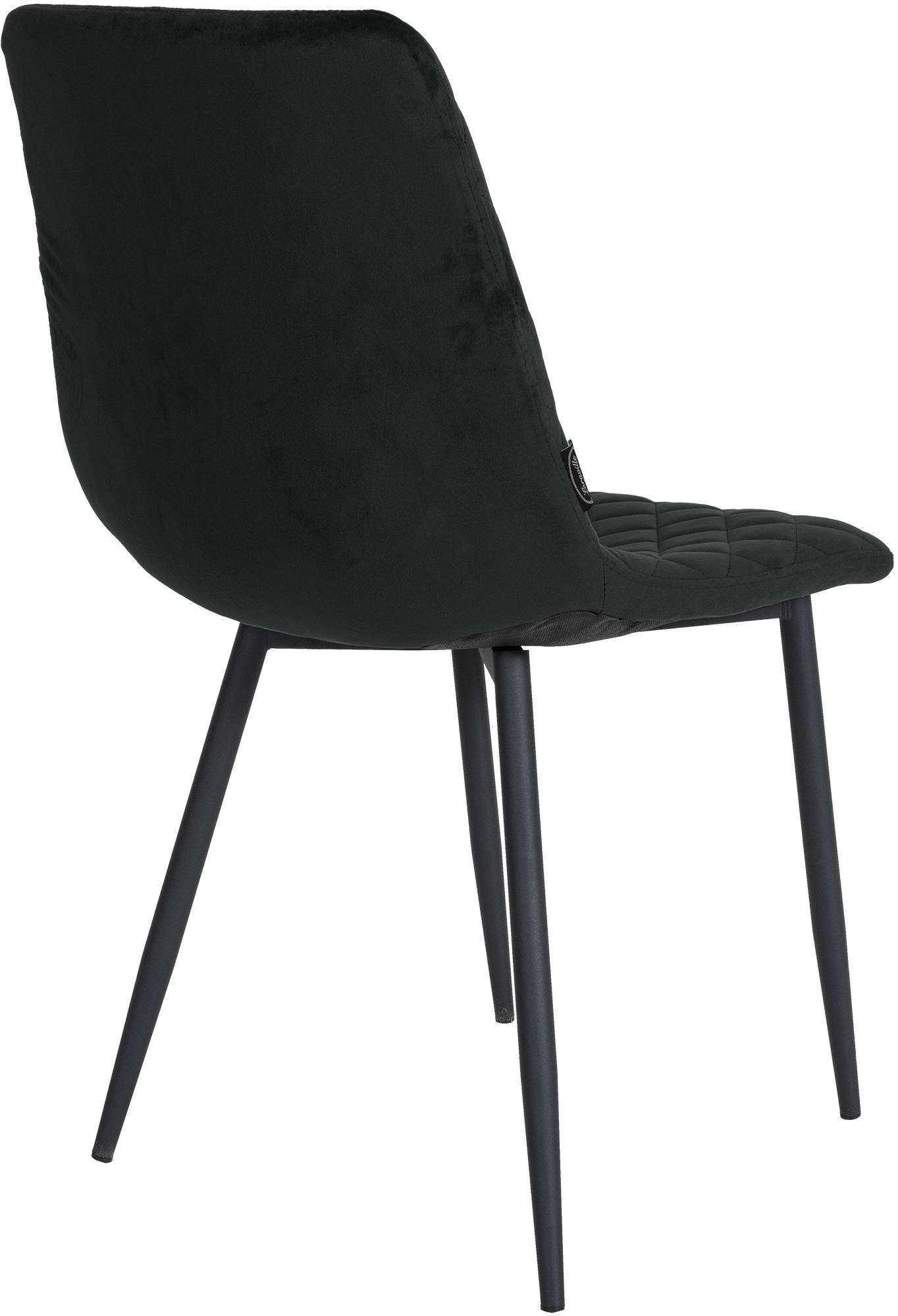Set de 4 Sillas de comedor Telde en terciopelo