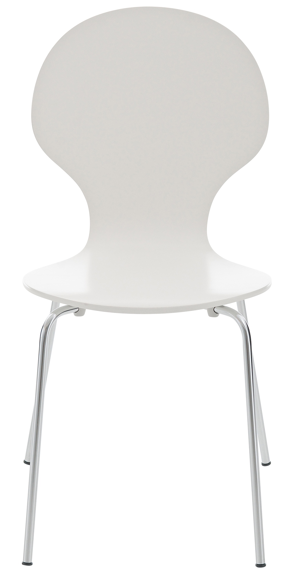 Silla De Comedor Apilable Diego Blanco