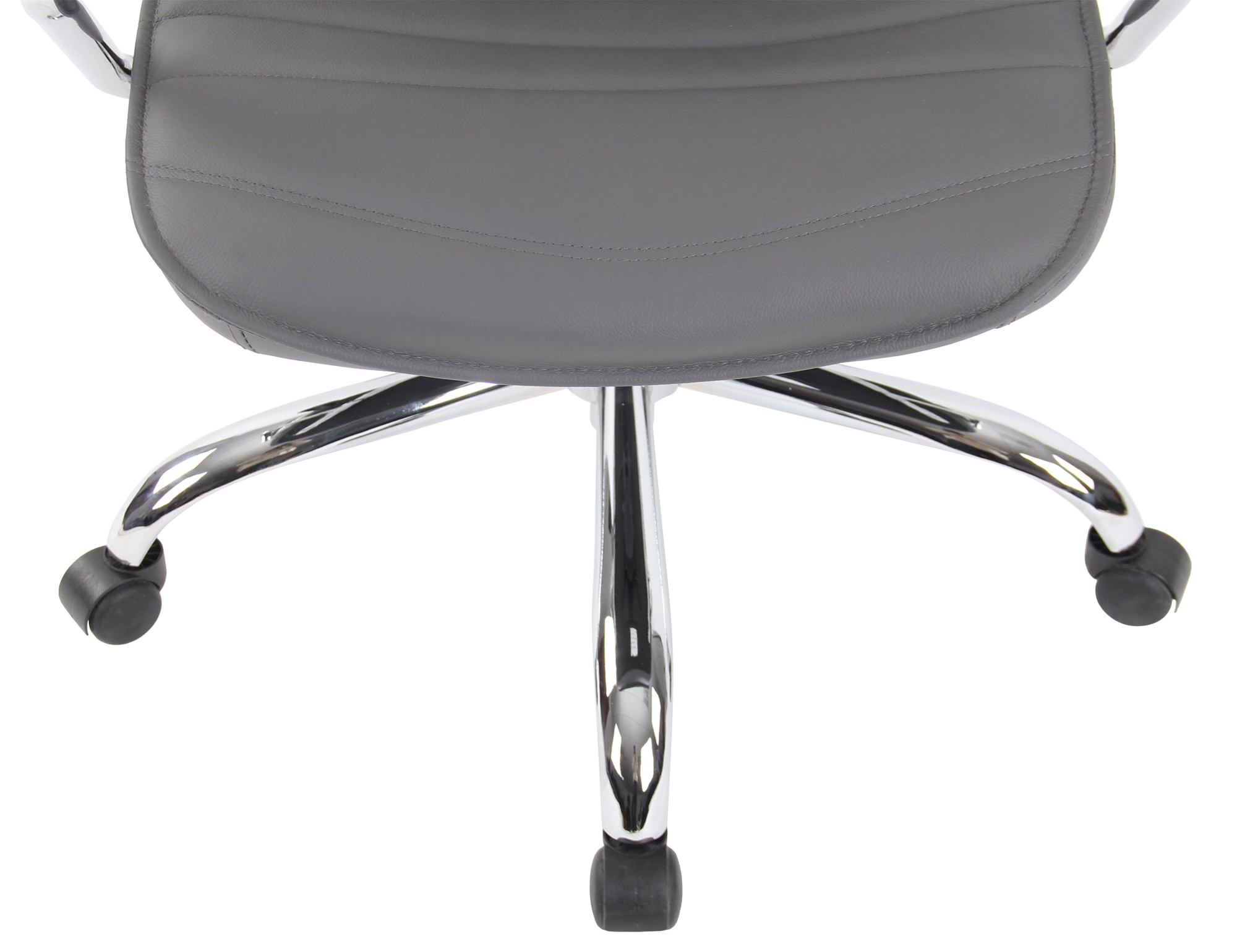 Silla de oficina Rako de cuero auténtico
