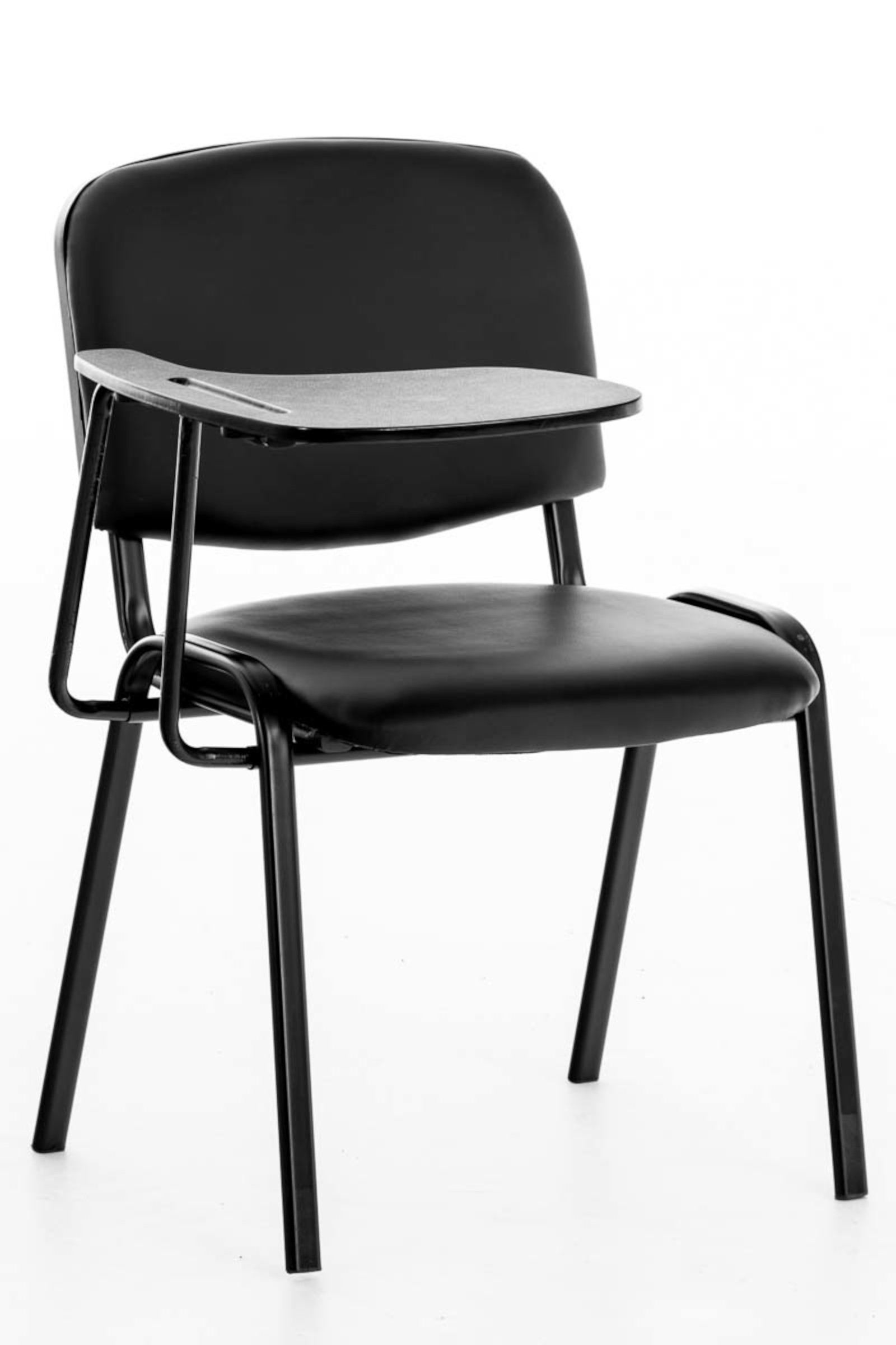 Set de 4 sillas confidente Ken con mesa extensible para escritura