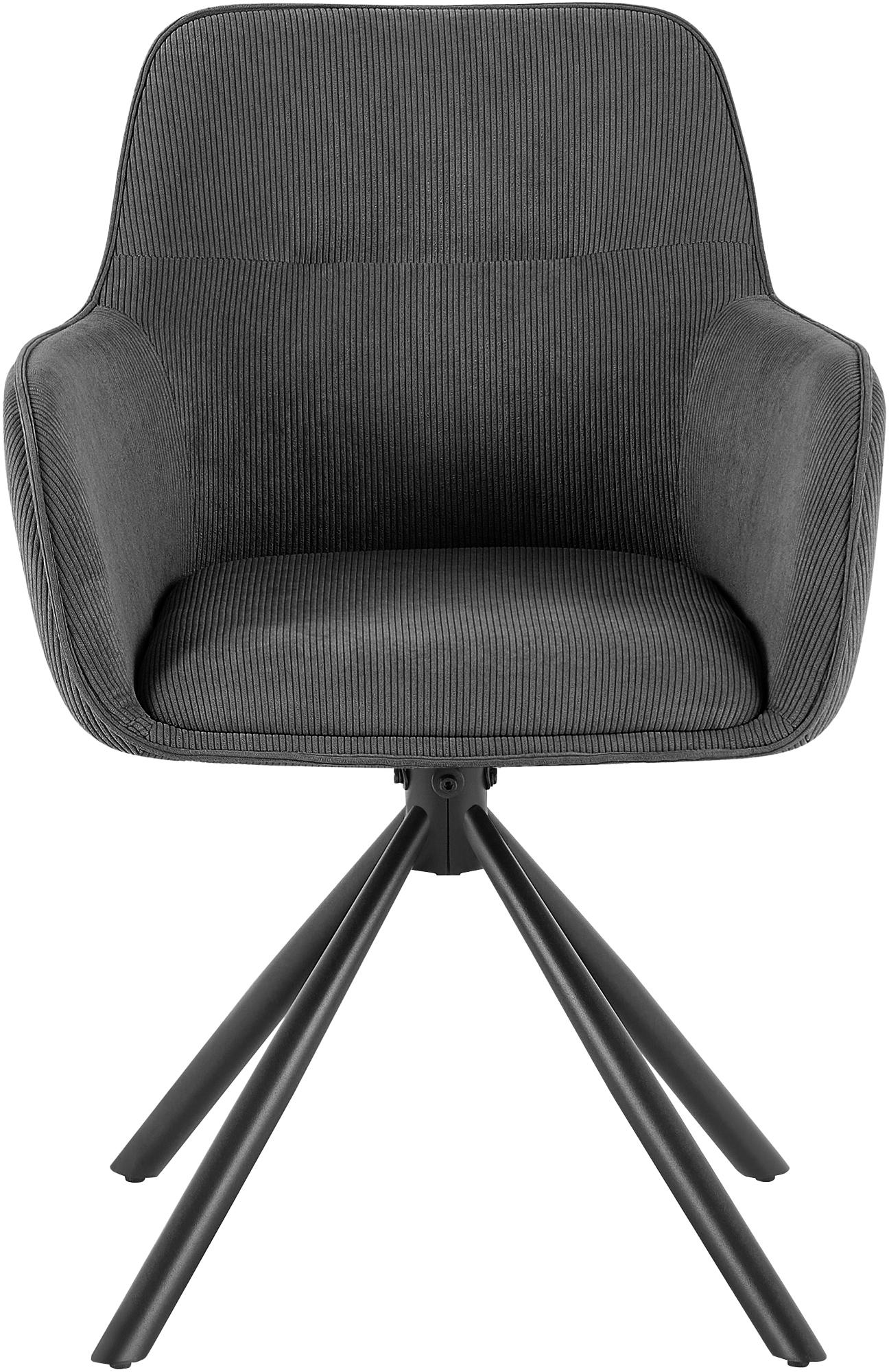 Silla de comedor Tipton de pana