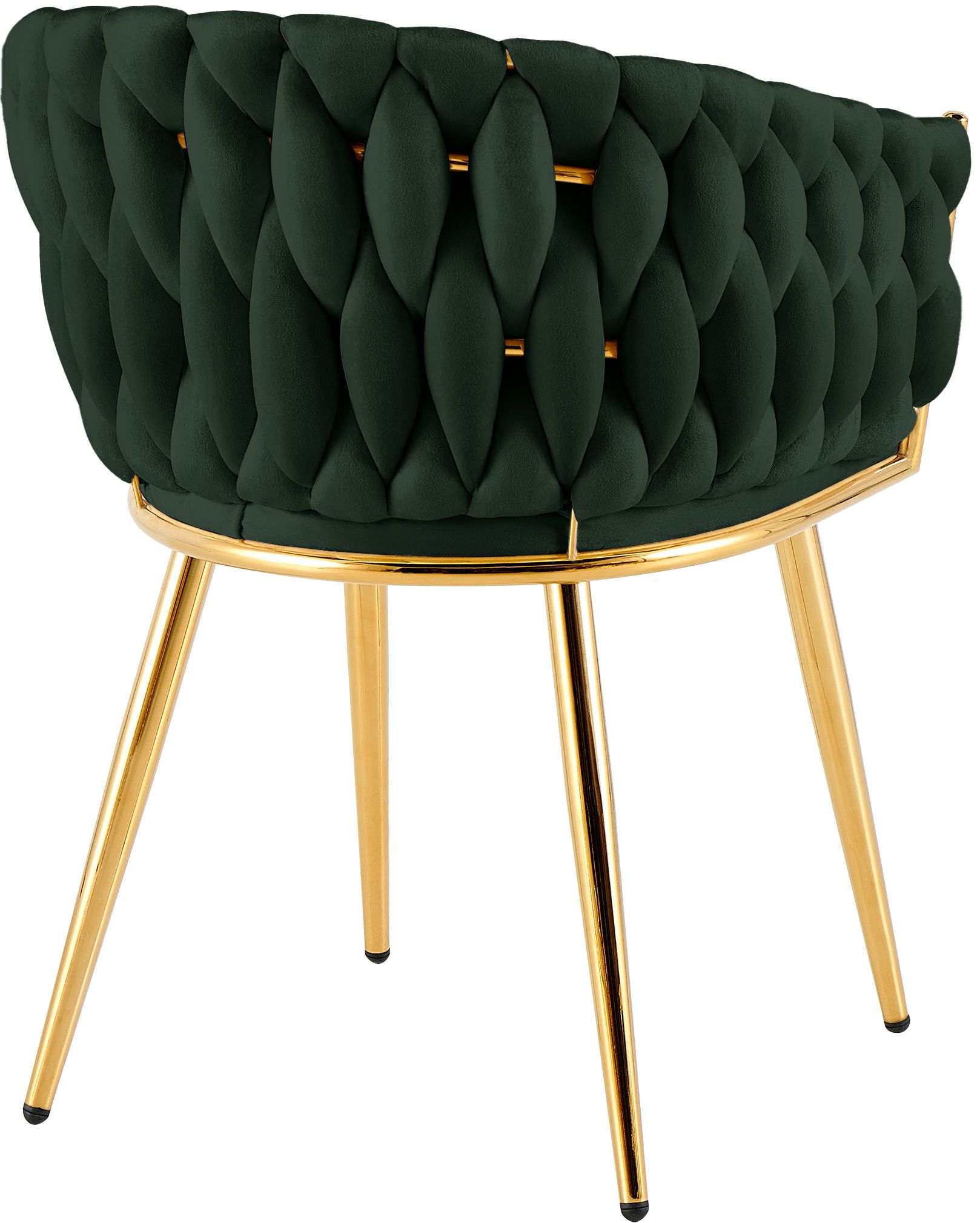 Silla de comedor Molise terciopelo dorado elegante y cómoda para tu hogar