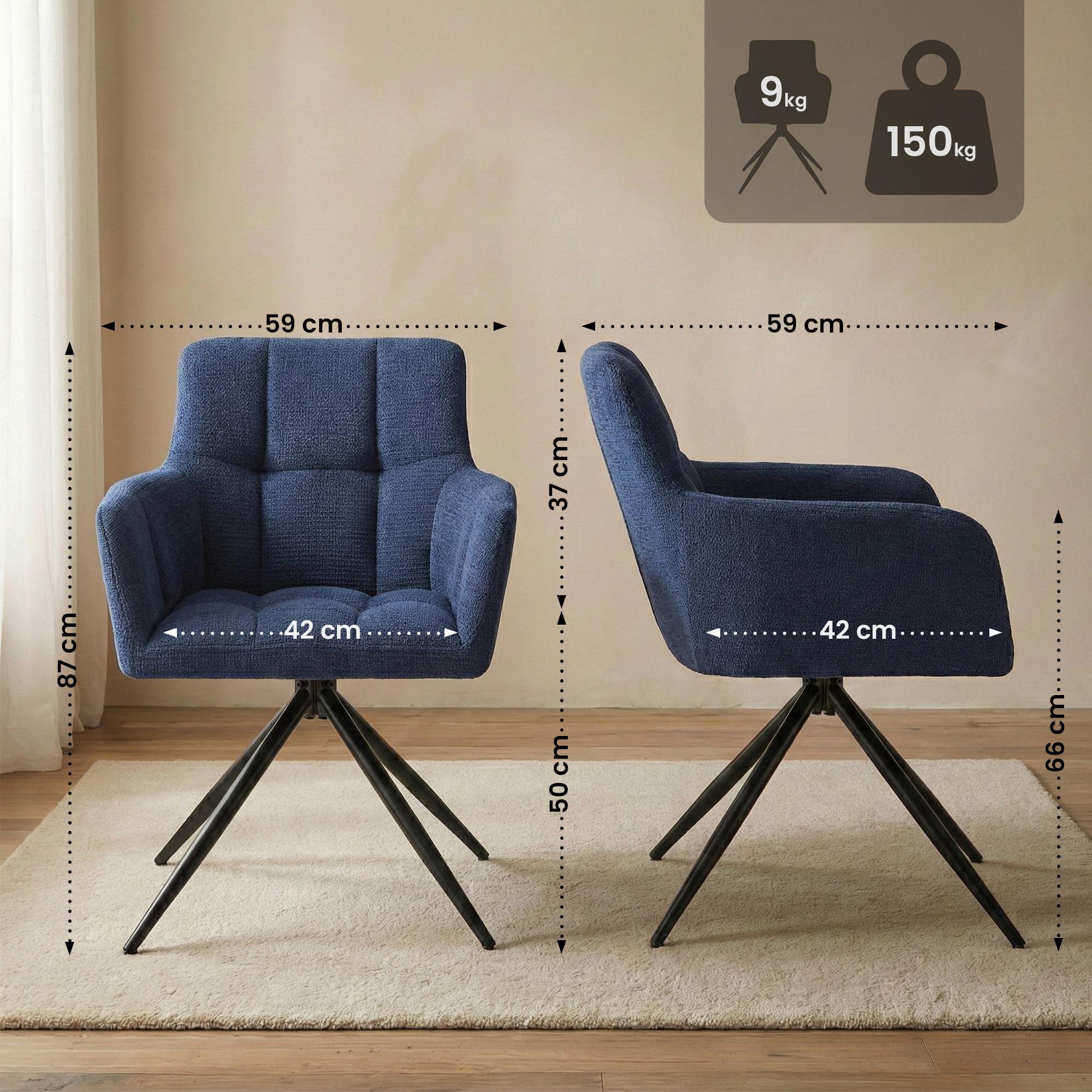 Silla de comedor Jonah Tela