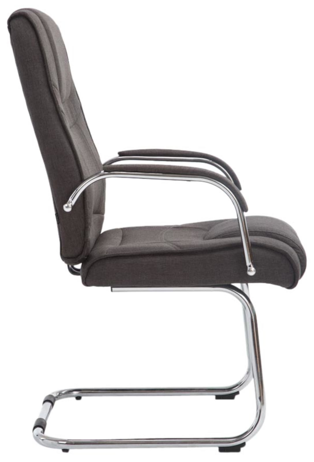 Set de 2 sillas cantilever XXL Attila en tela