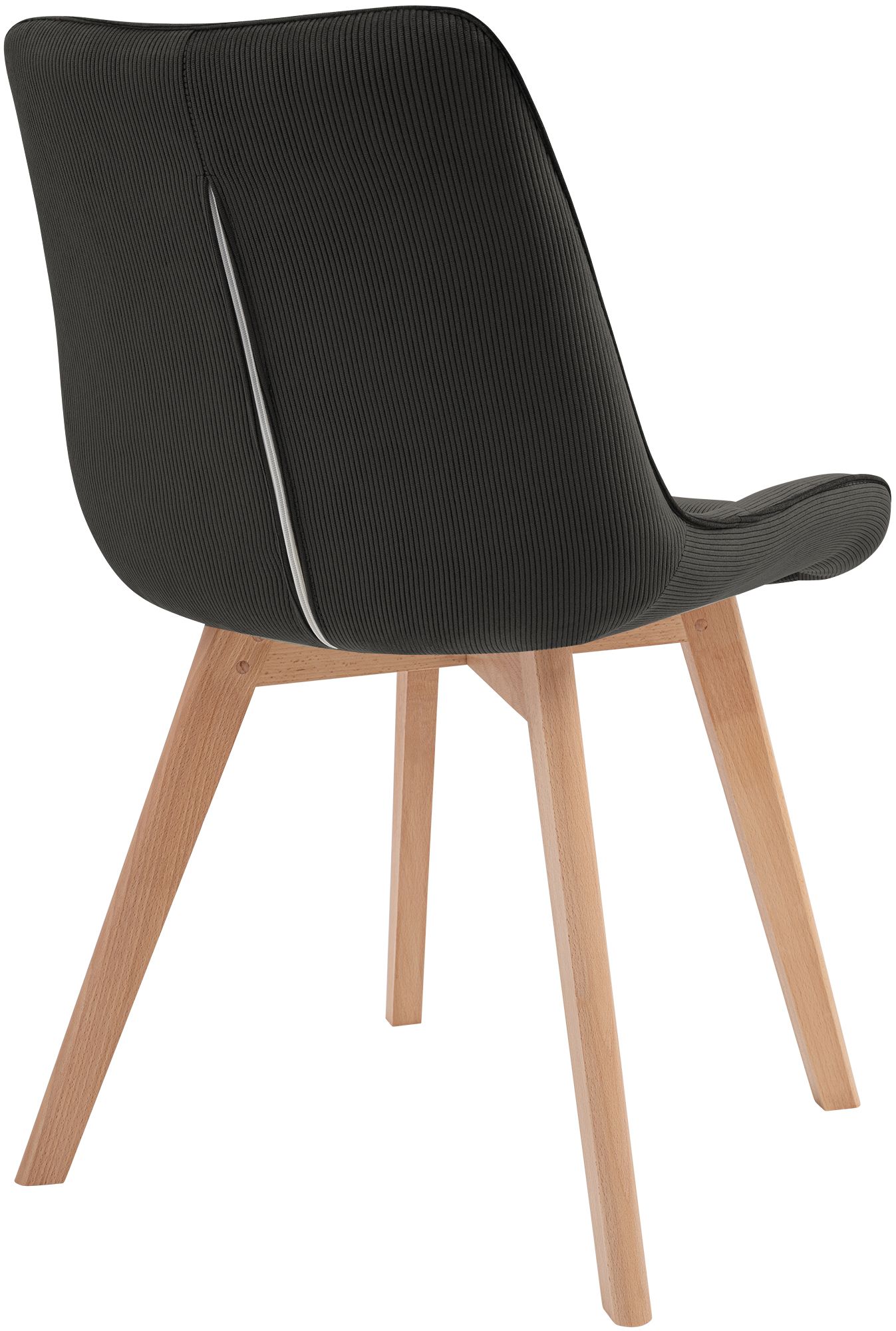 Silla de comedor Brook de pana