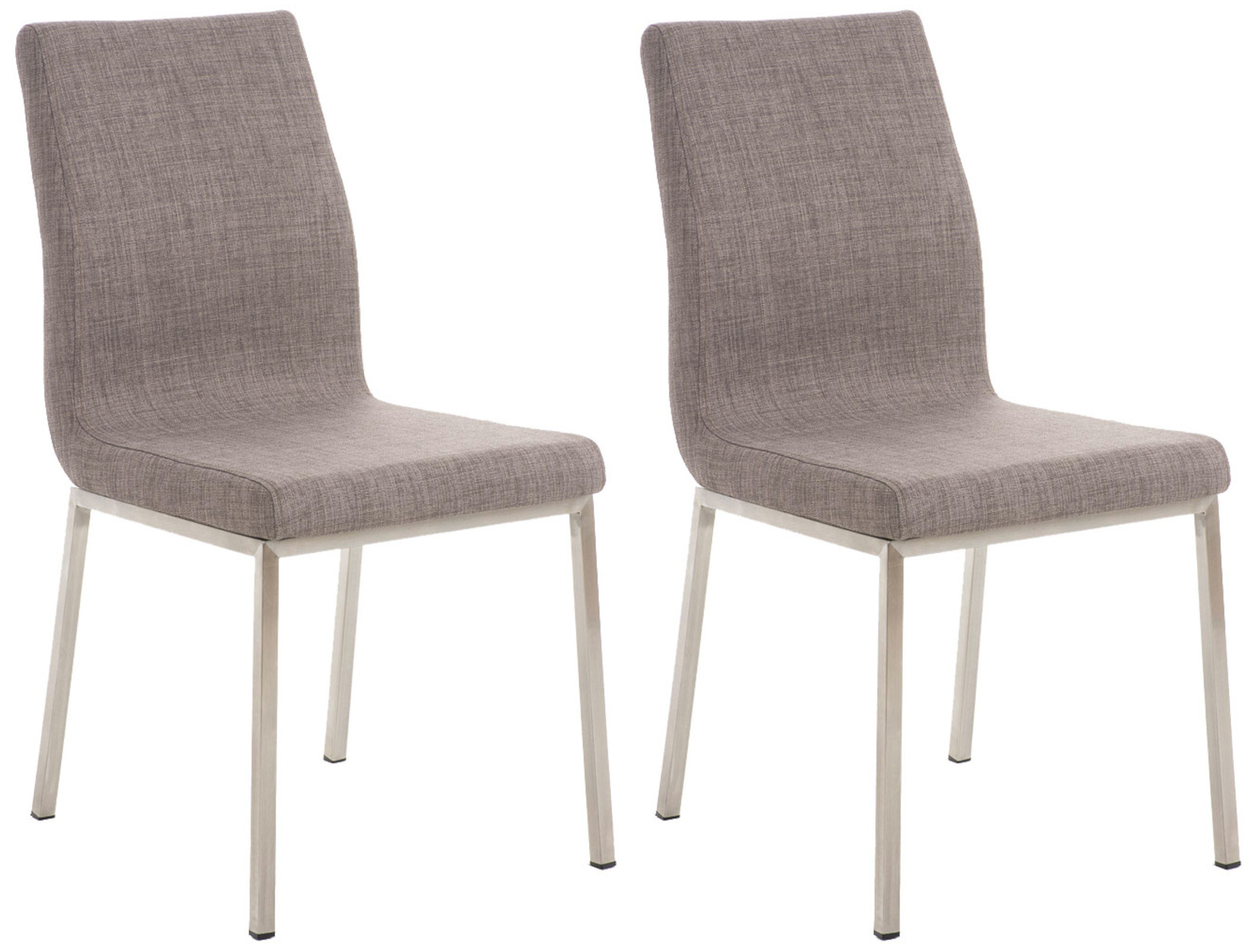 Set de 2 sillas de comedor Colmar de tela