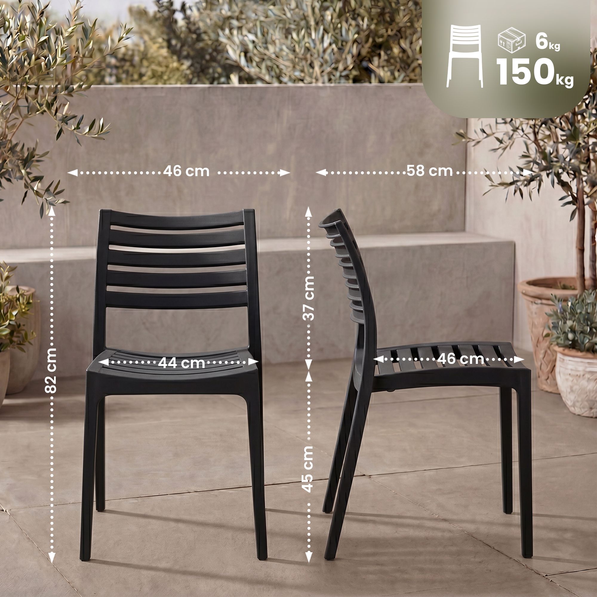 Silla de jardín Arkon