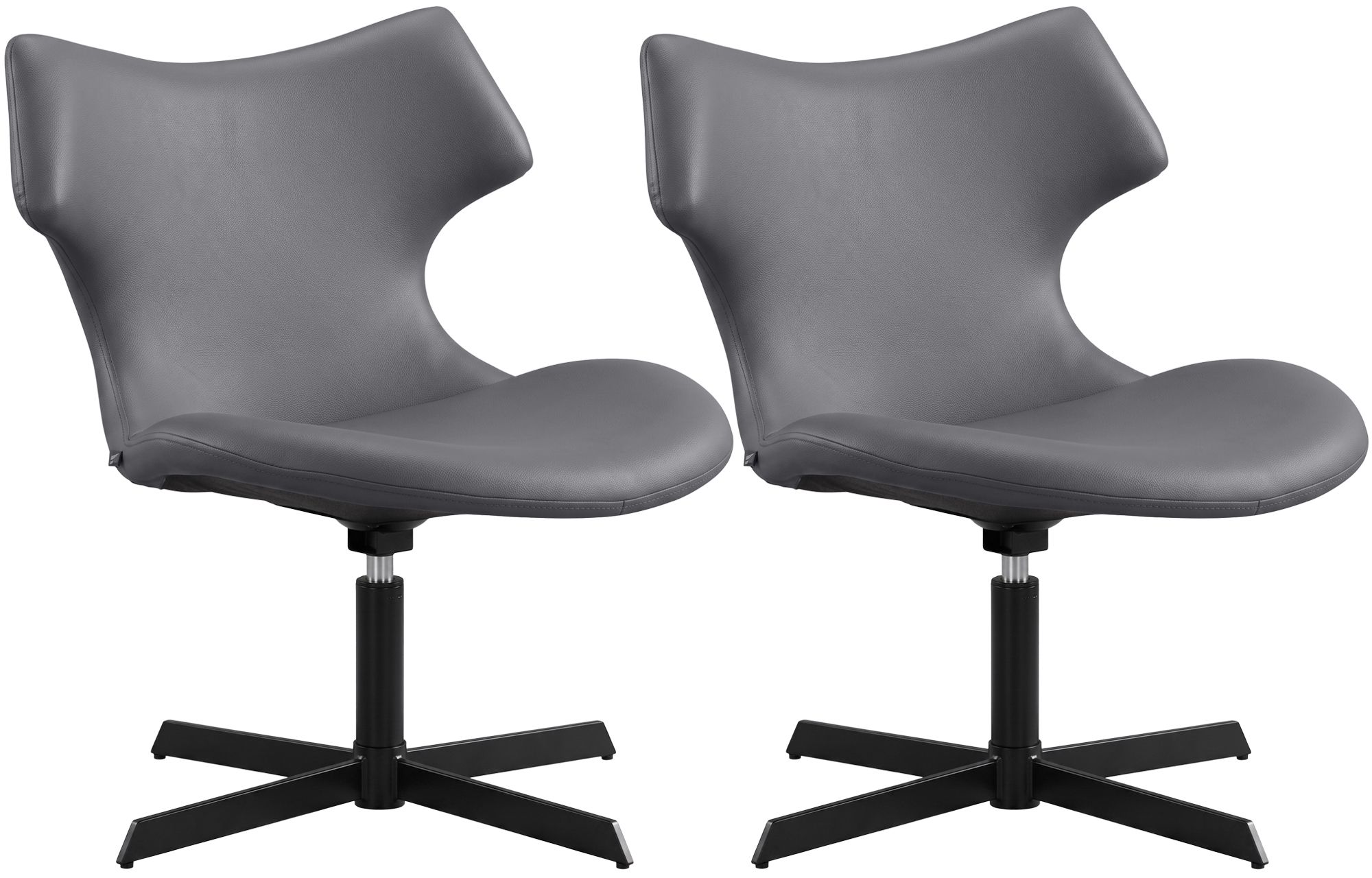 Set de 2 sillas lounge Welland de polipiel