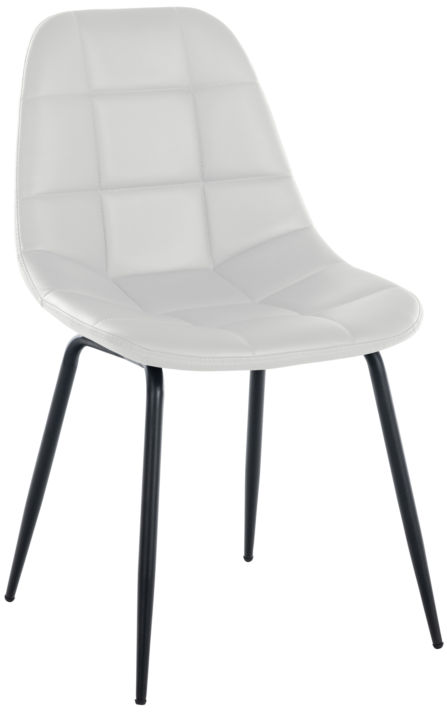 Silla de comedor Tom en tela o polipiel
