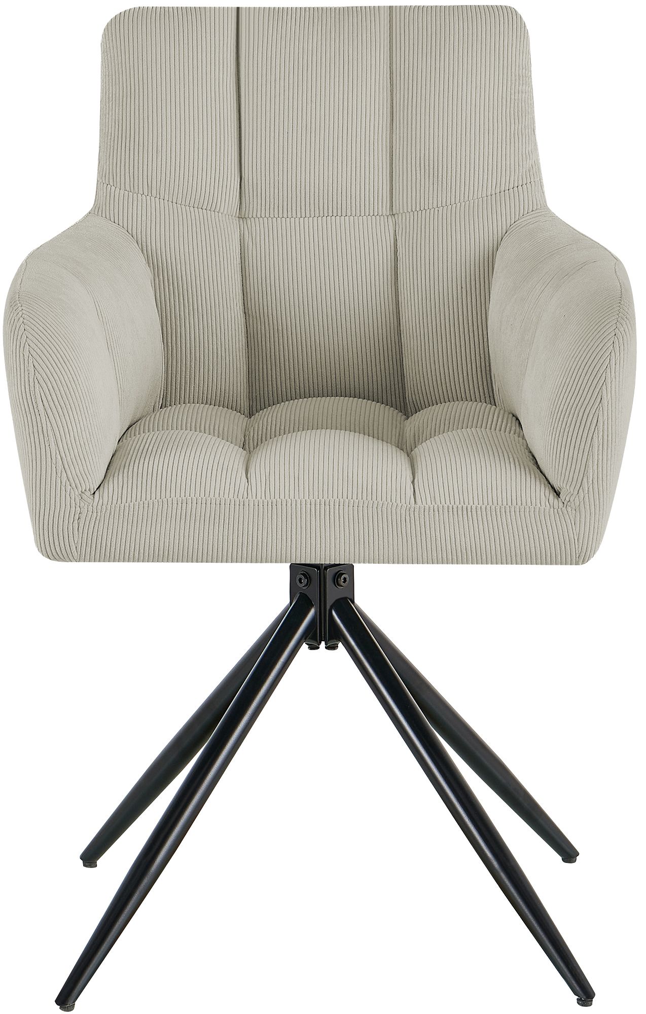 Silla de comedor Jonah de pana