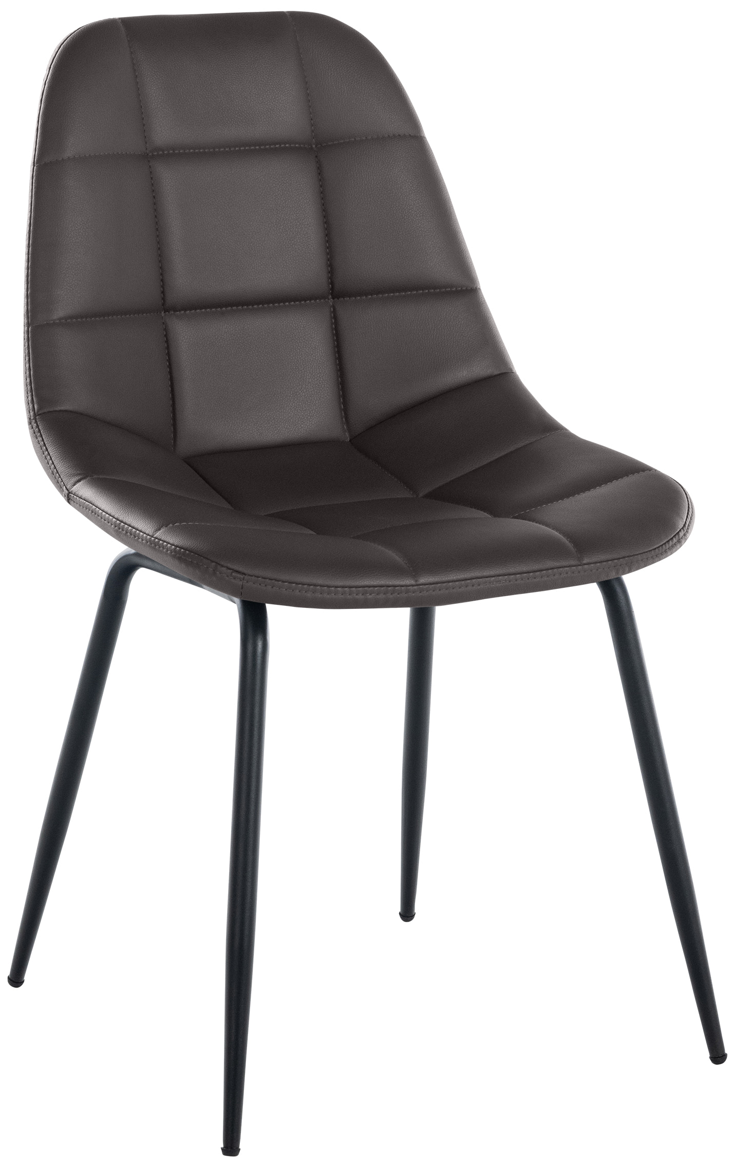 Silla de comedor Tom en tela o polipiel