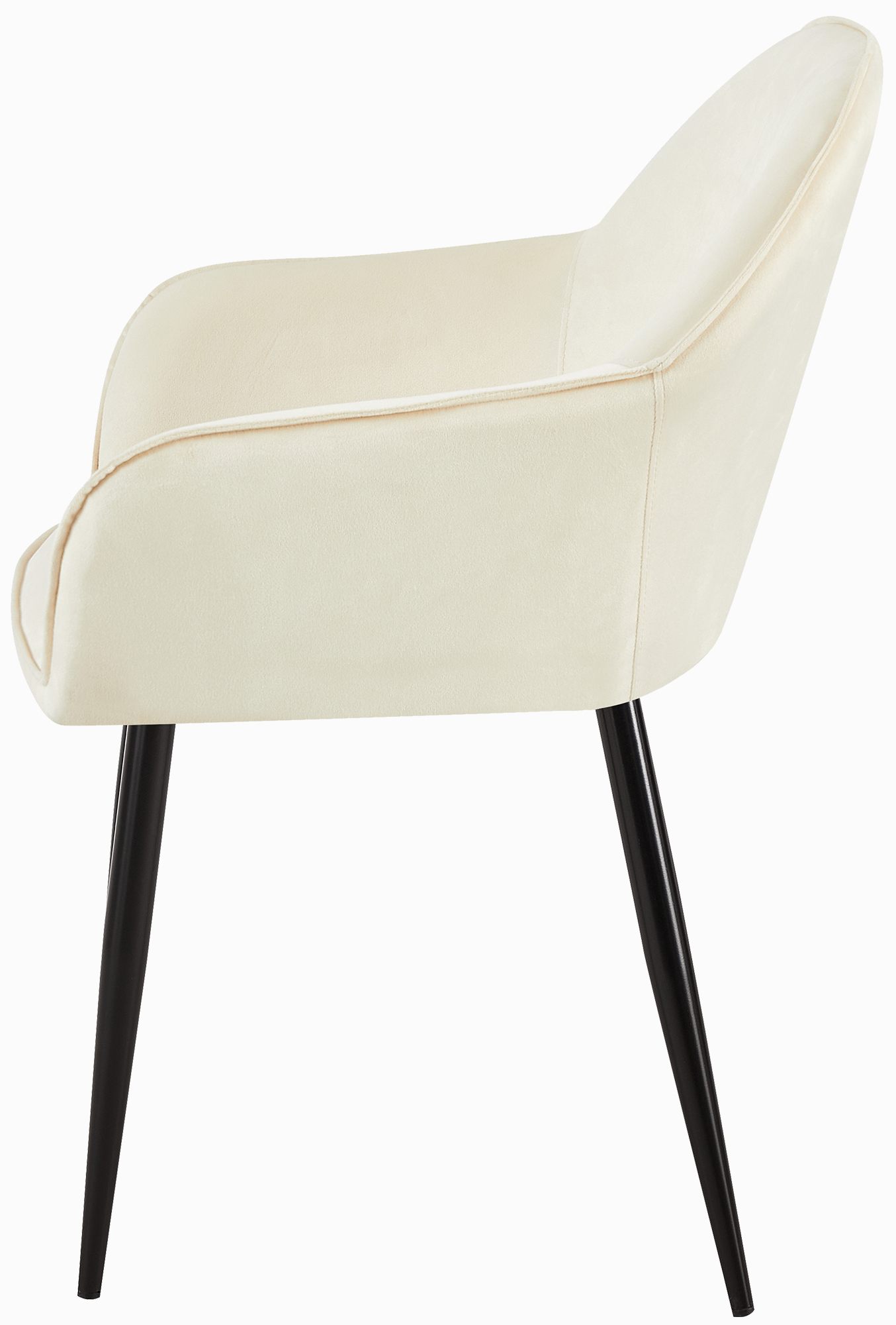 Silla de comedor Boise en terciopelo