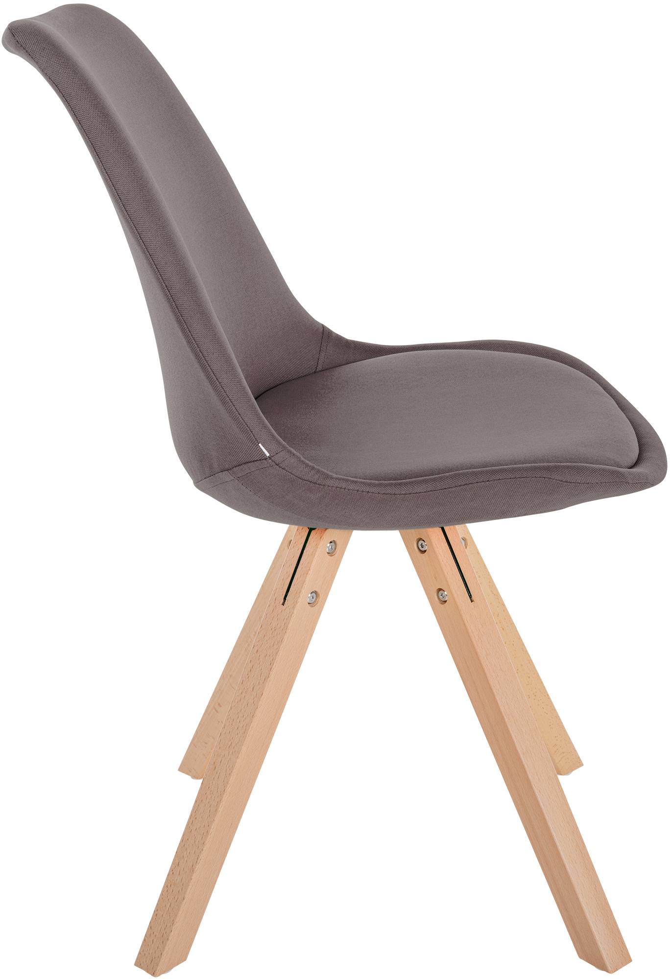 Silla de salón Sofia tapizada en tela