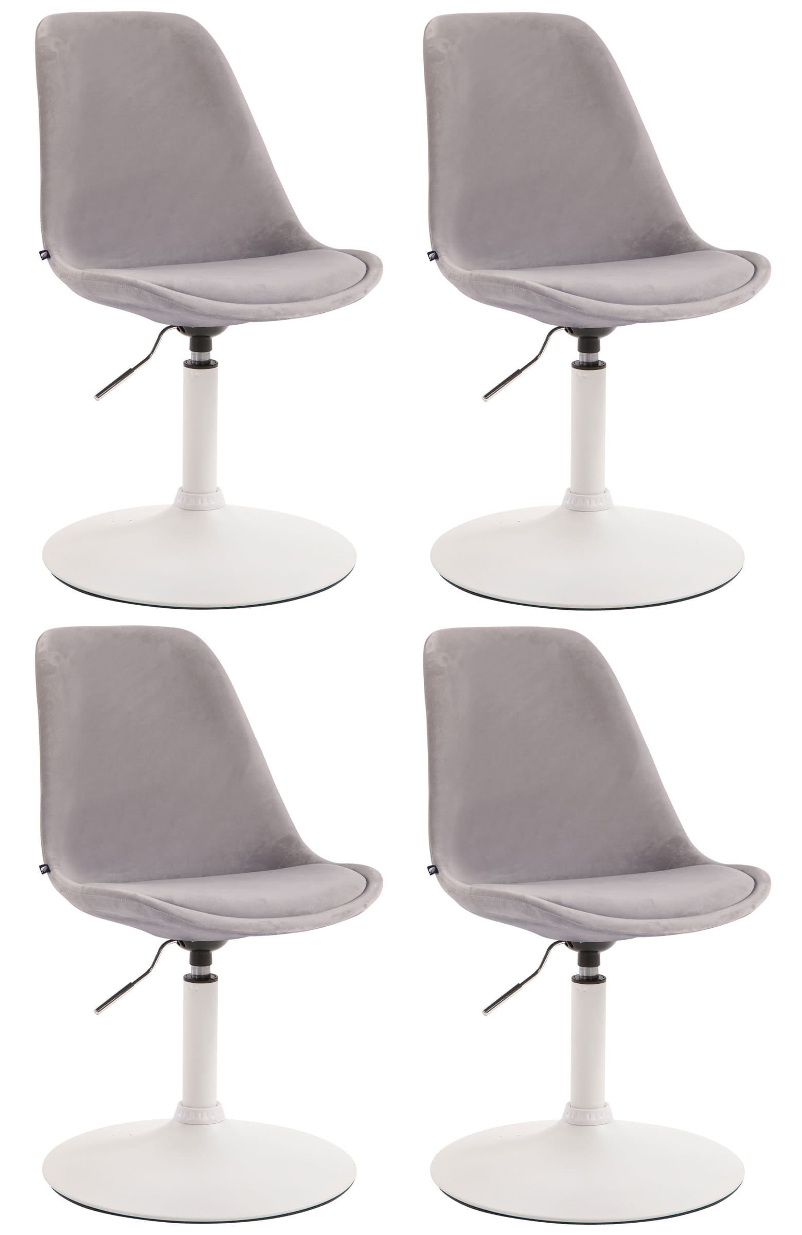 Set de 4 sillas Lounge Maverick en terciopelo