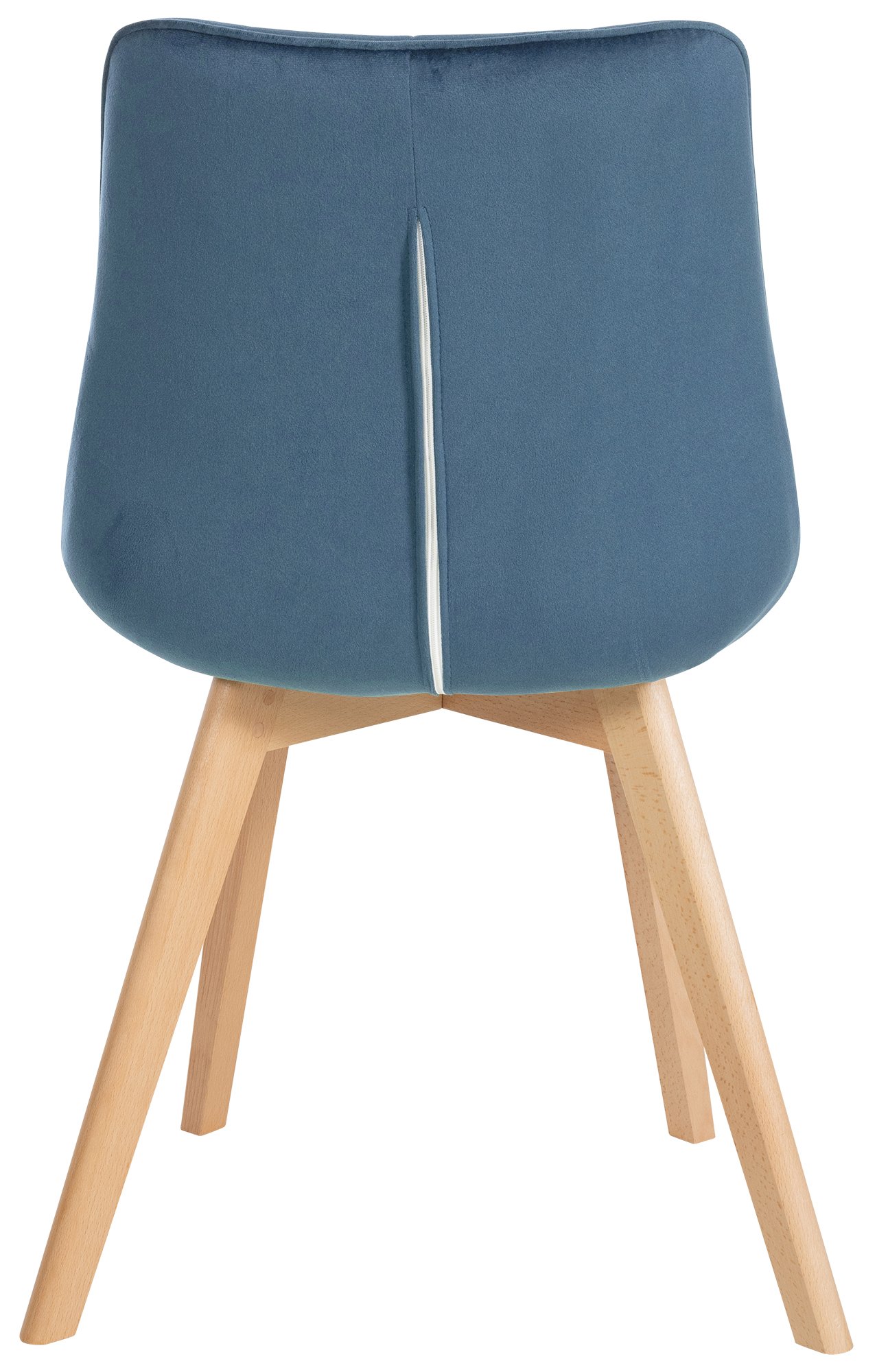 Silla de comedor Brook en terciopelo