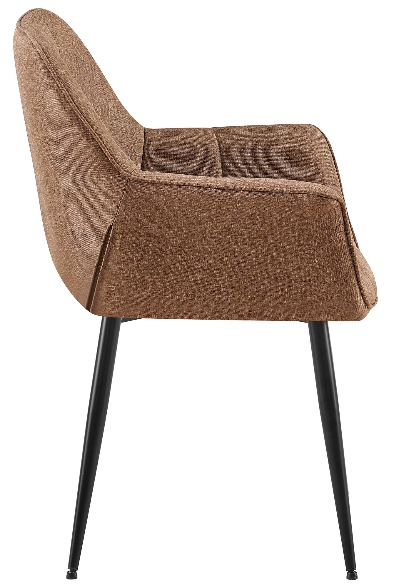 Silla de comedor Roseville en tela o polipiel
