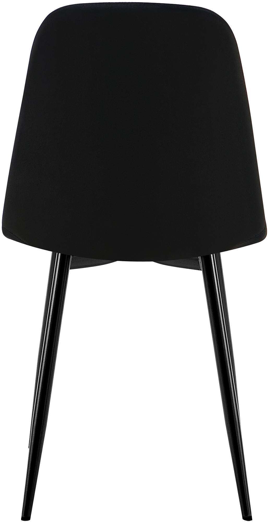 Juego De 4 Sillas de comedor Baxter en terciopelo