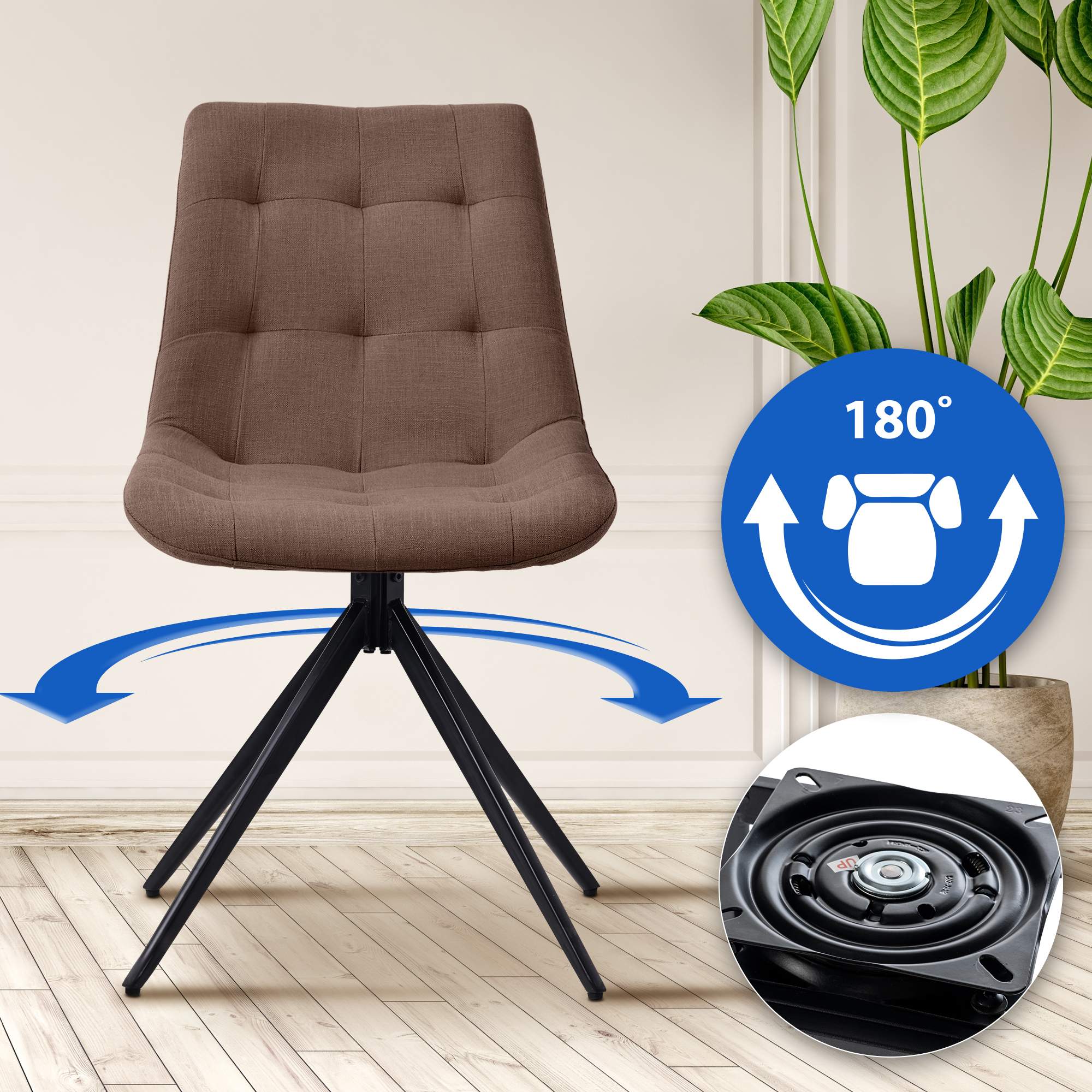 Lote de 2 sillas de comedor Merna