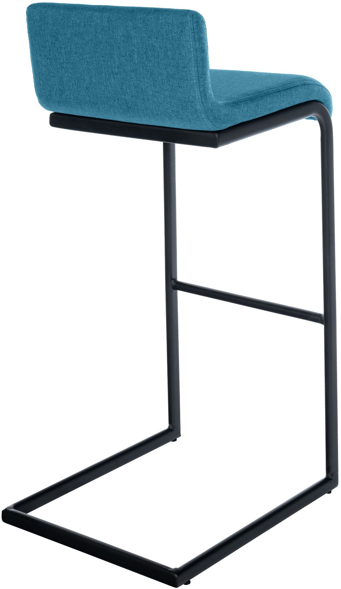Set de 2 Taburetes de Bar Newport, Estructura de Metal Negro
