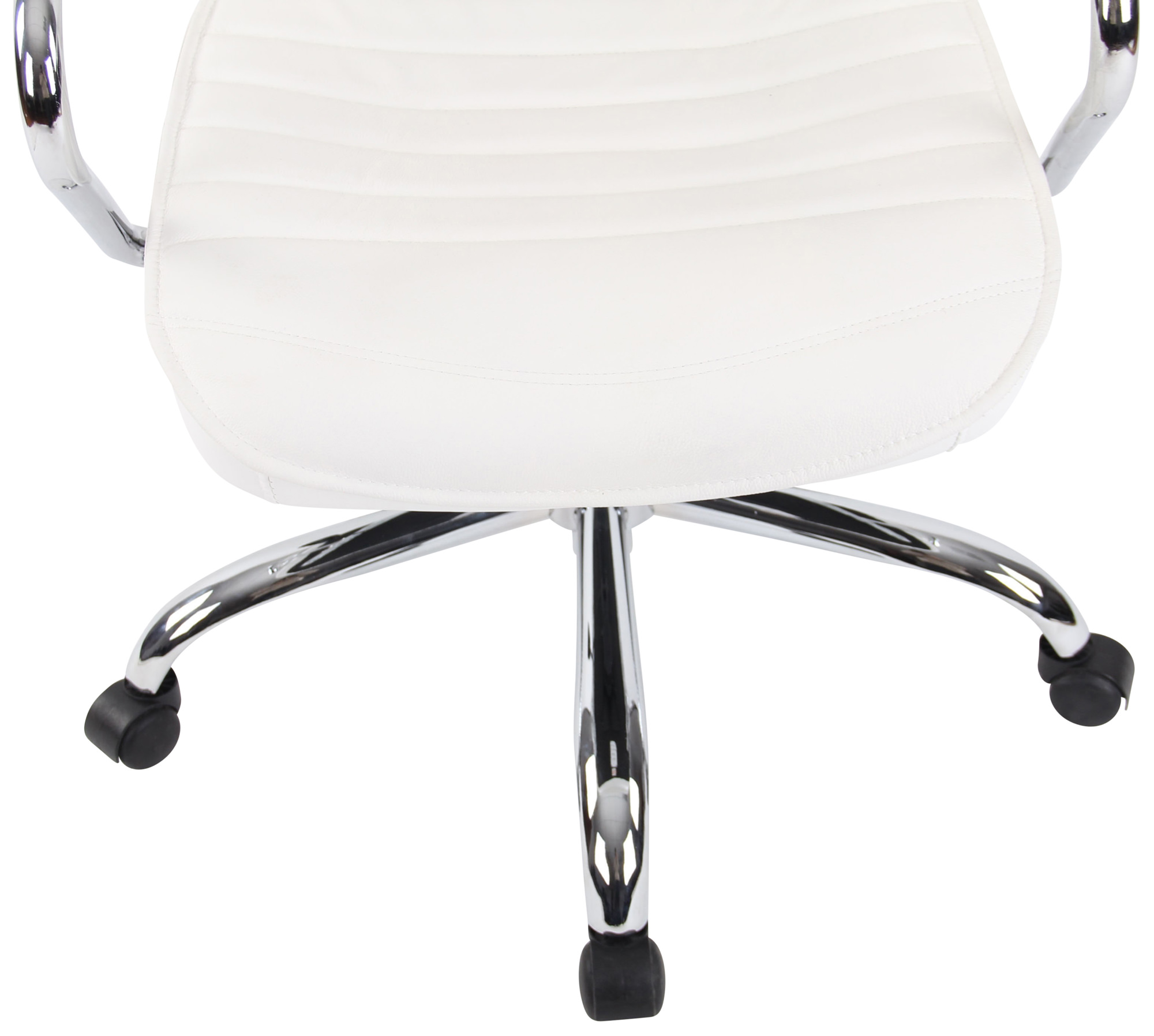 Silla de oficina Rako de cuero auténtico