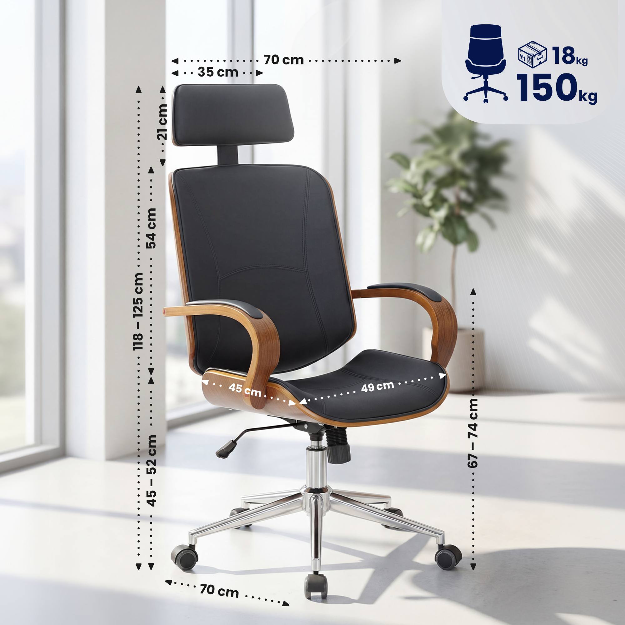 Silla de oficina Dayton