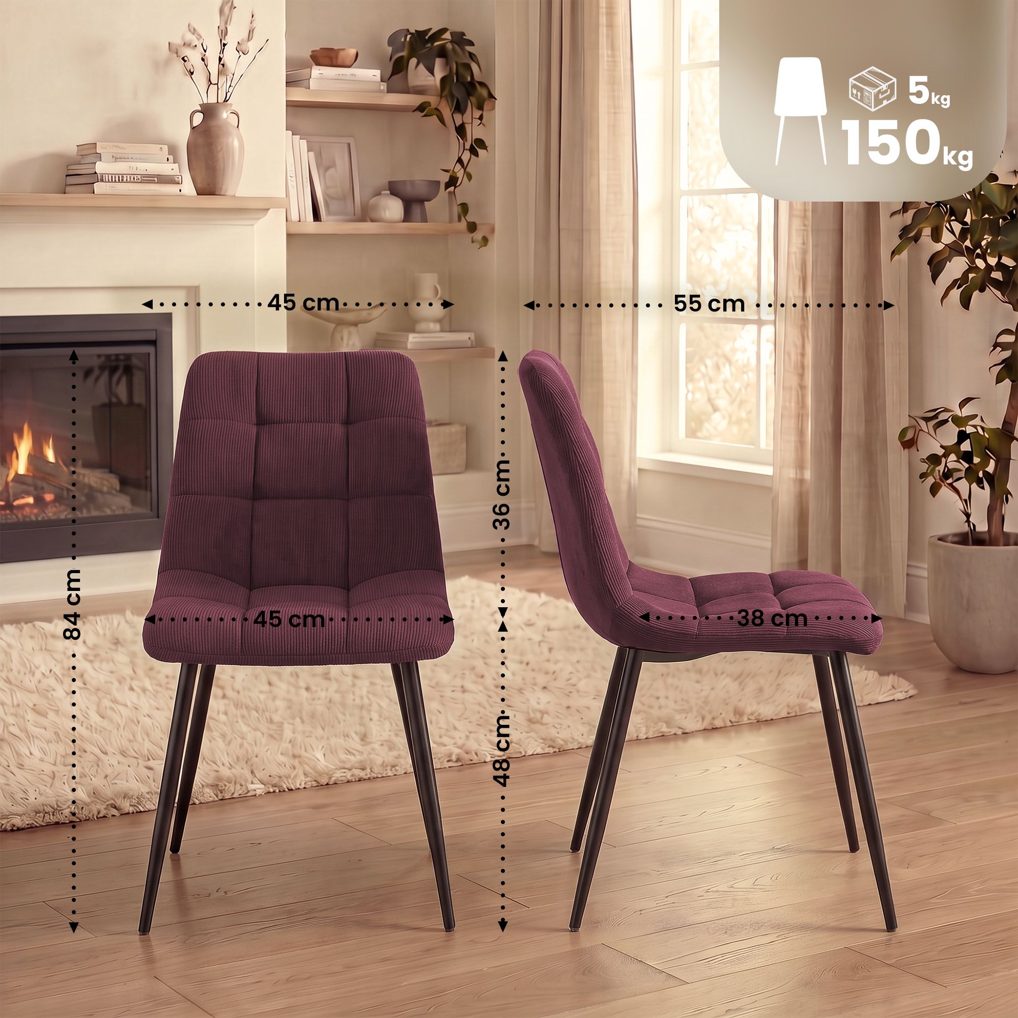 Silla de comedor Tilde