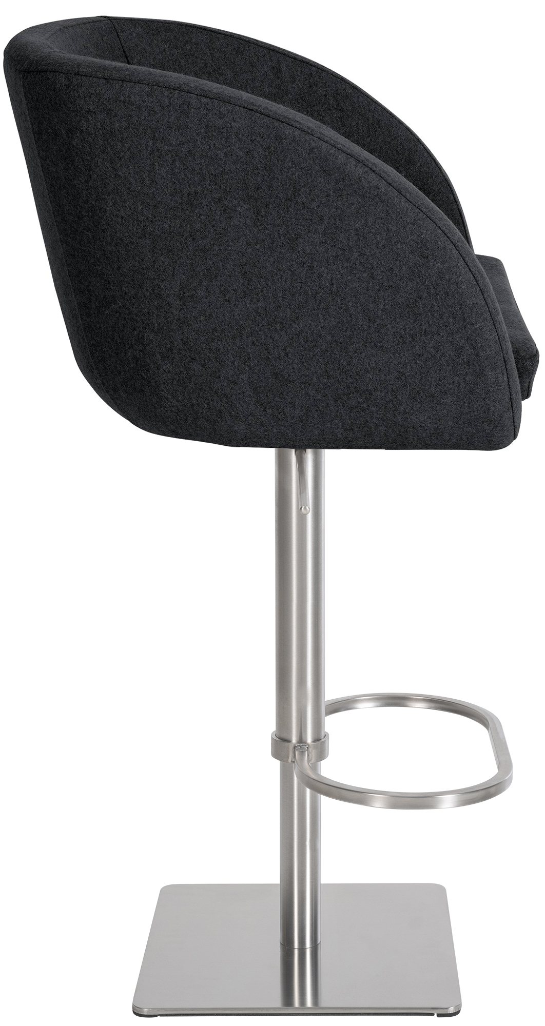 Taburete de bar Gambo con funda de fieltro