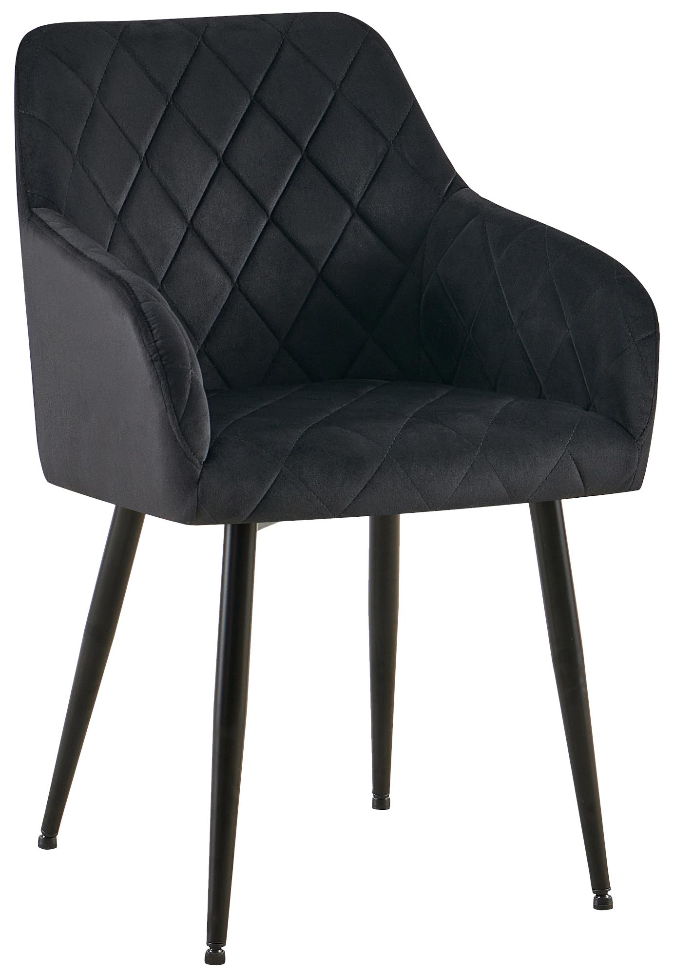 Silla de comedor Monett terciopelo