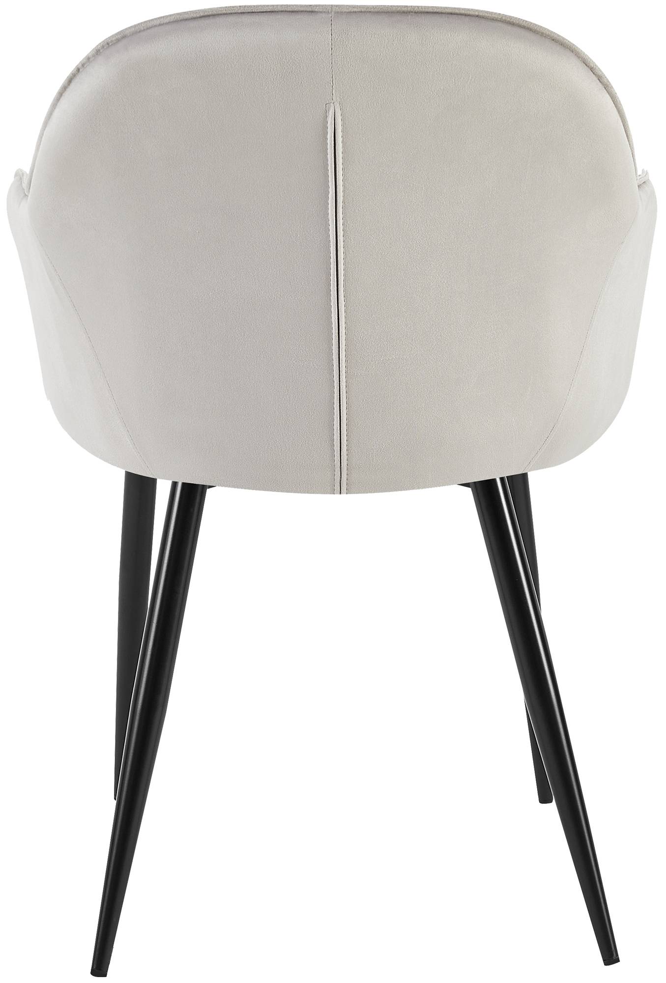 Silla de comedor Boise en terciopelo