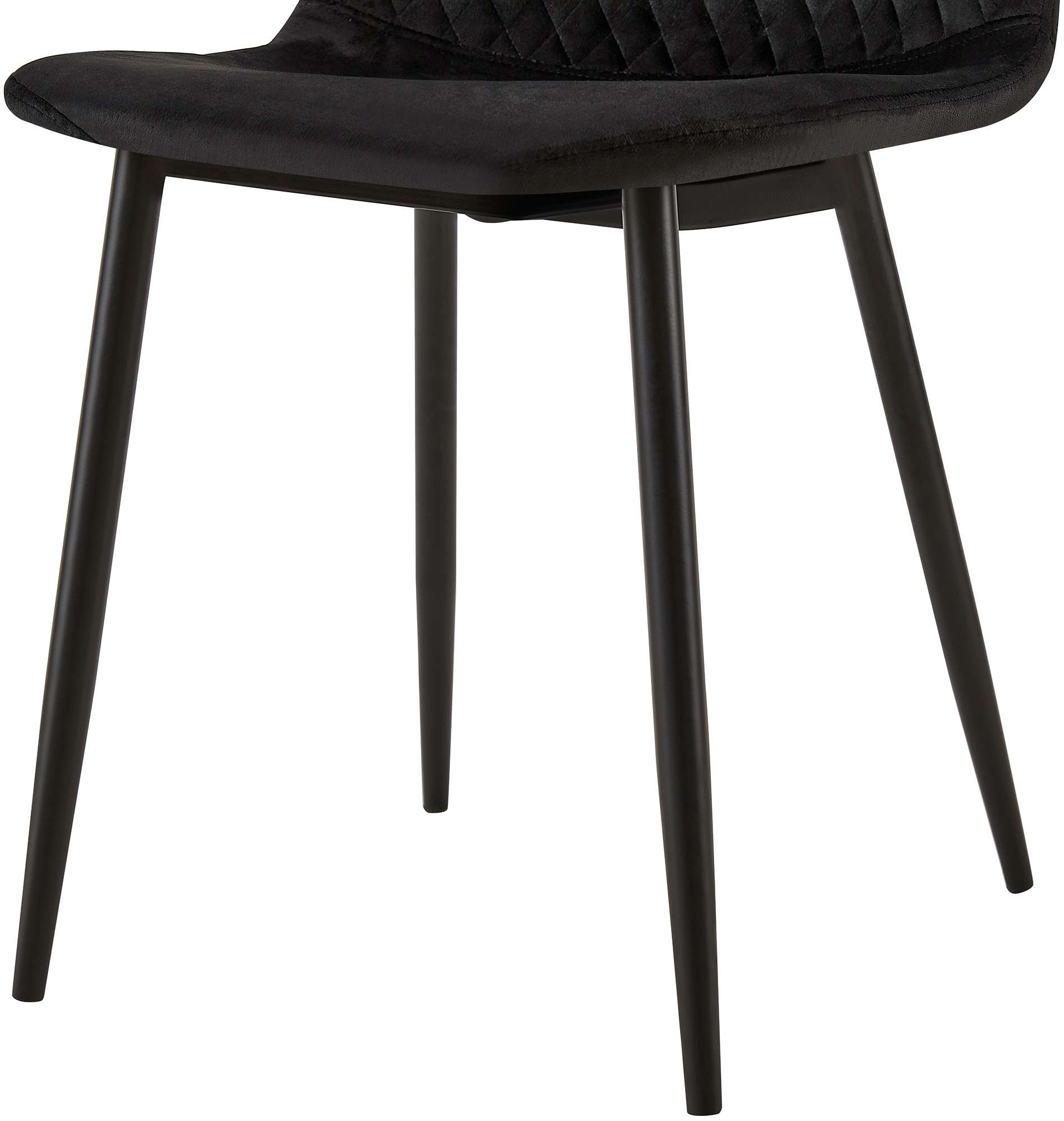 Set de 4 sillas de comedor Giverny en tela o terciopelo