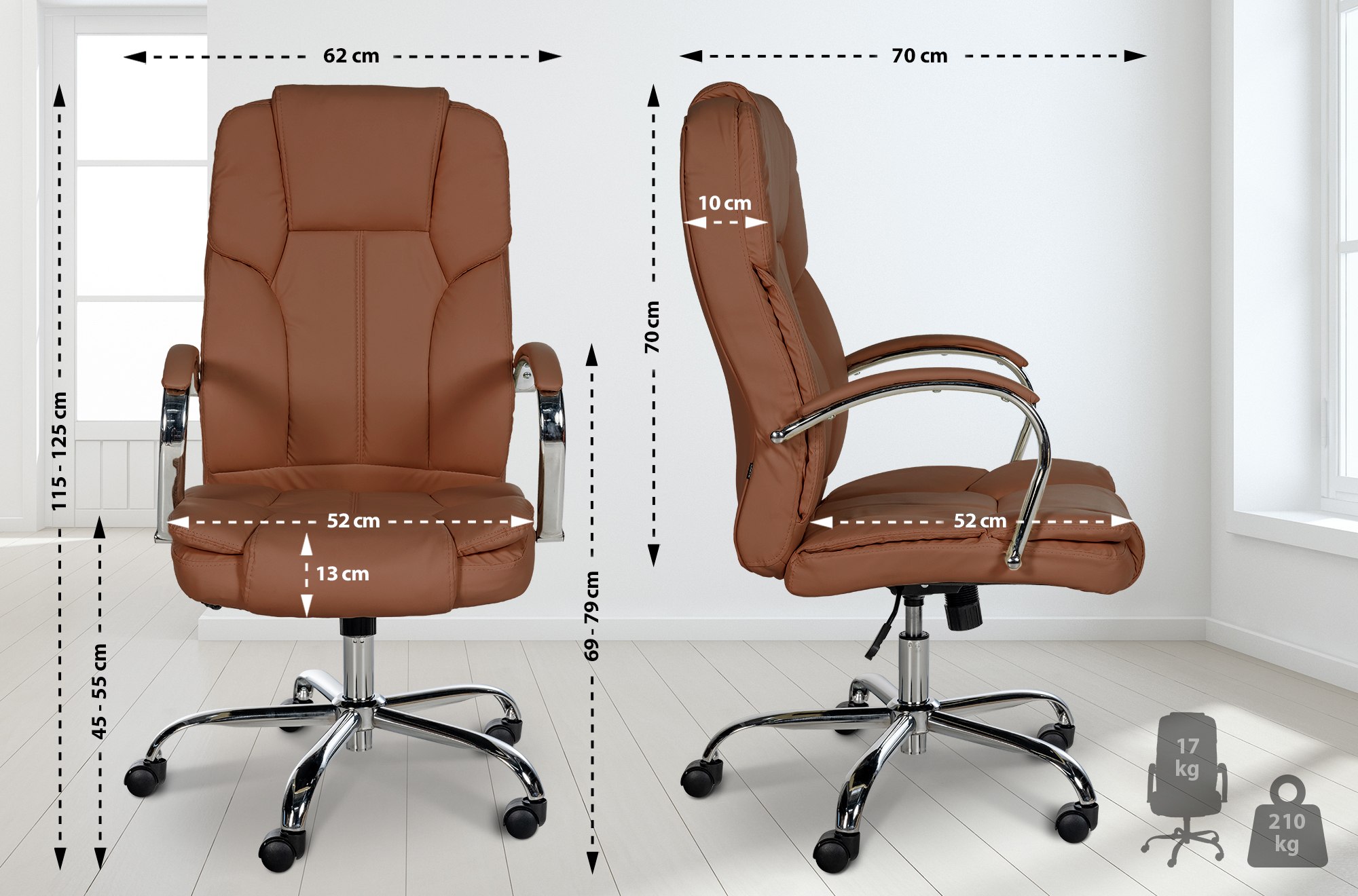 Silla De Oficina XXL Xanthos