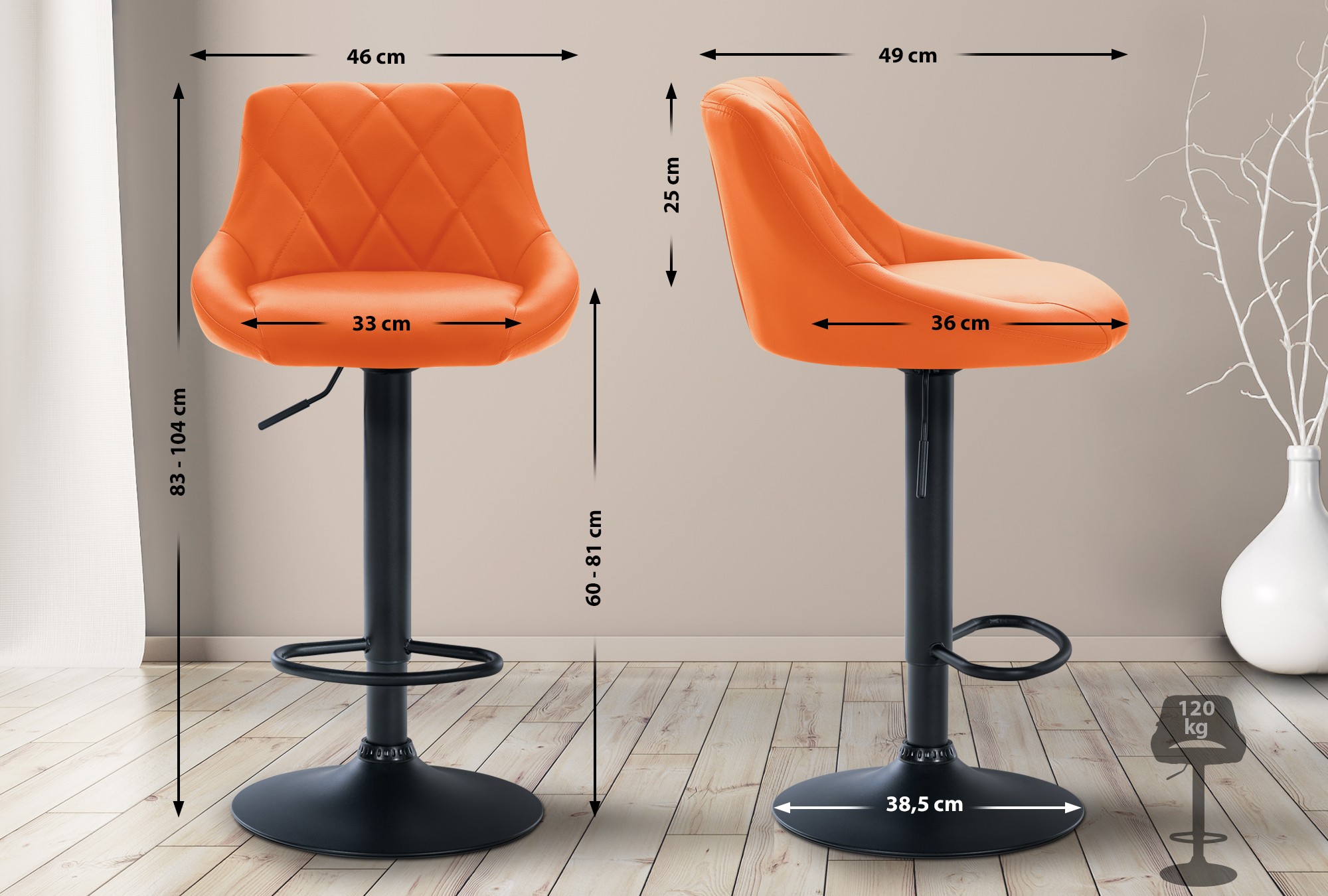 Taburete De Bar Lazio