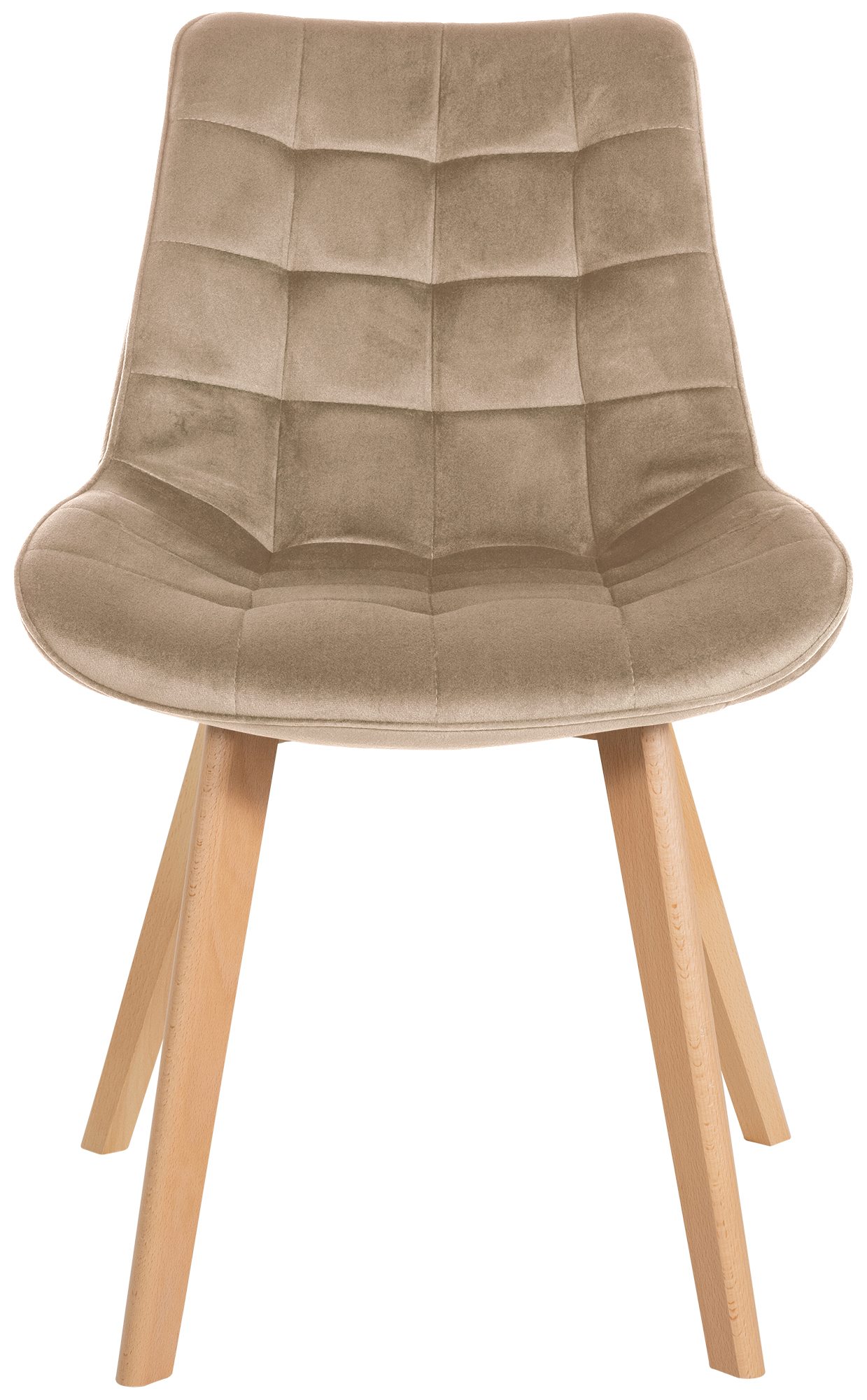Silla de comedor Brook en terciopelo