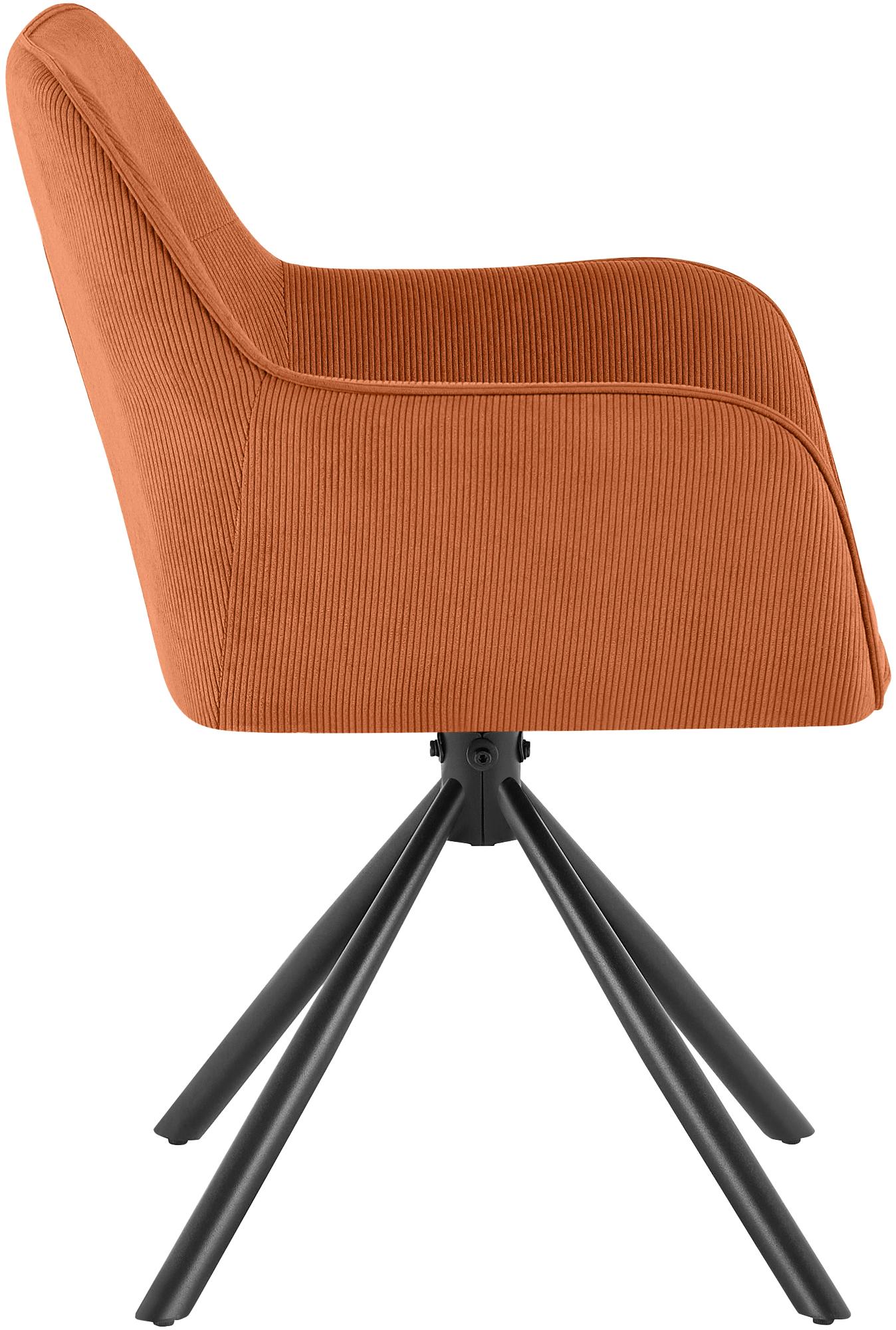 Silla de comedor Tipton de pana
