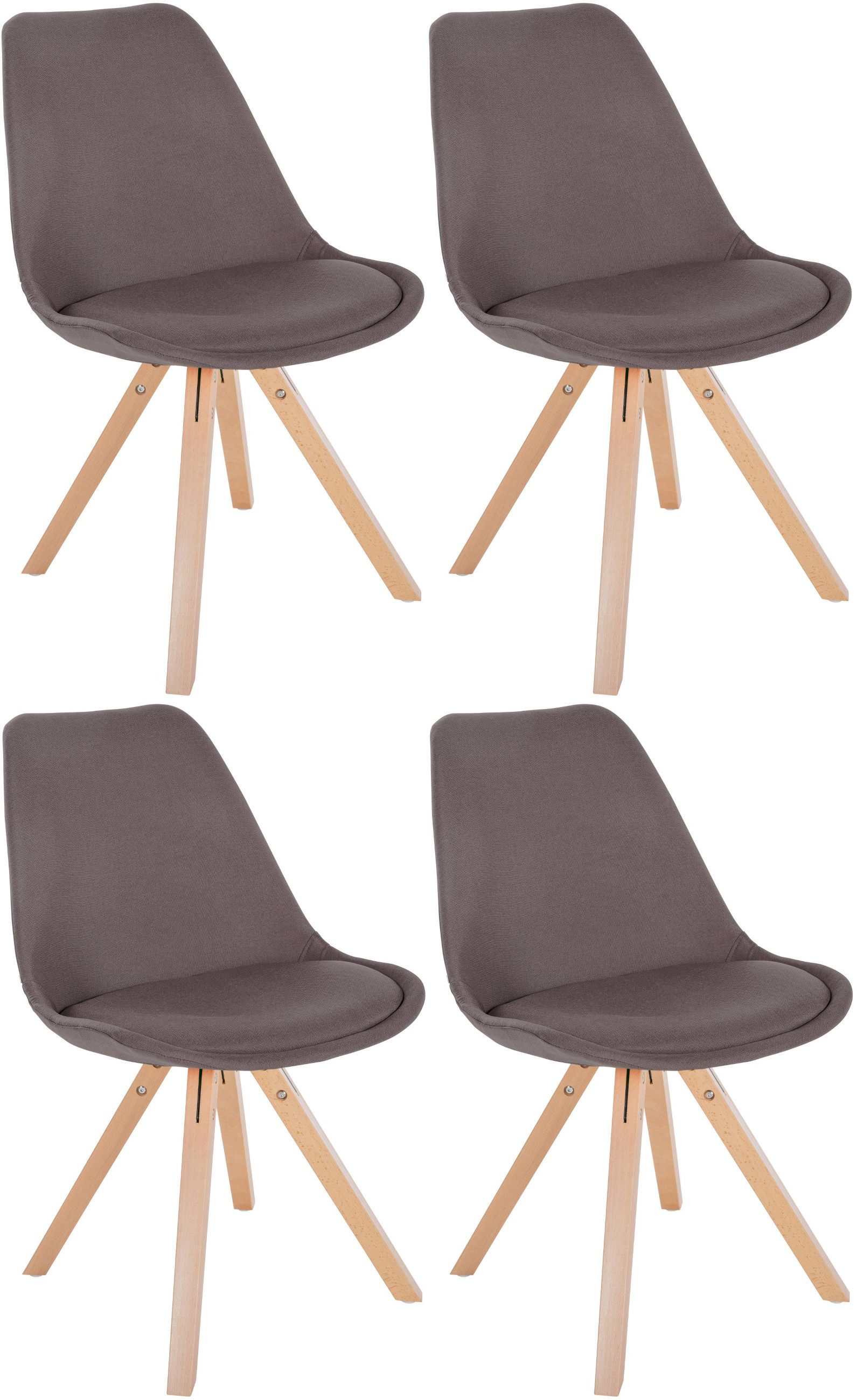 Set de 4 Butacas de salón Sofia en tela