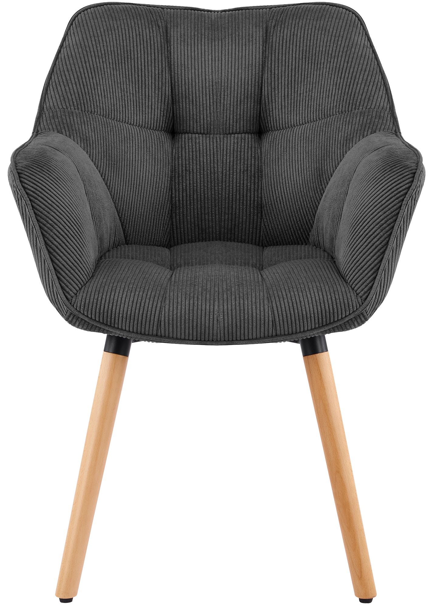 Silla de comedor Milford de pana: comodidad elegante y diseño moderno para tu hogar