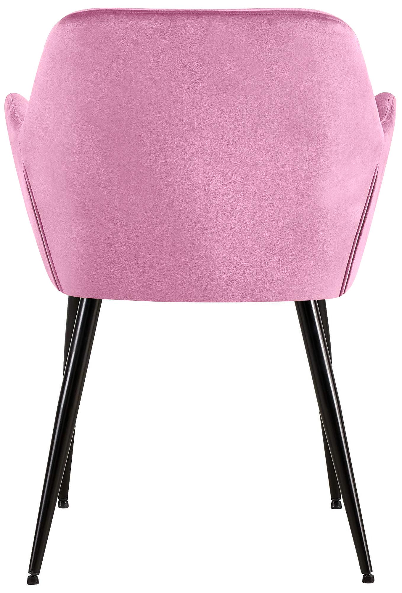 Silla de salón Emia en terciopelo