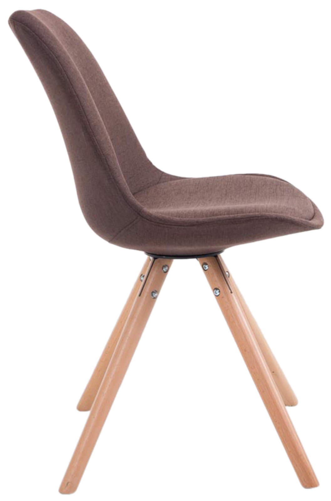 Set de 4 sillas de comedor Toulouse en tela