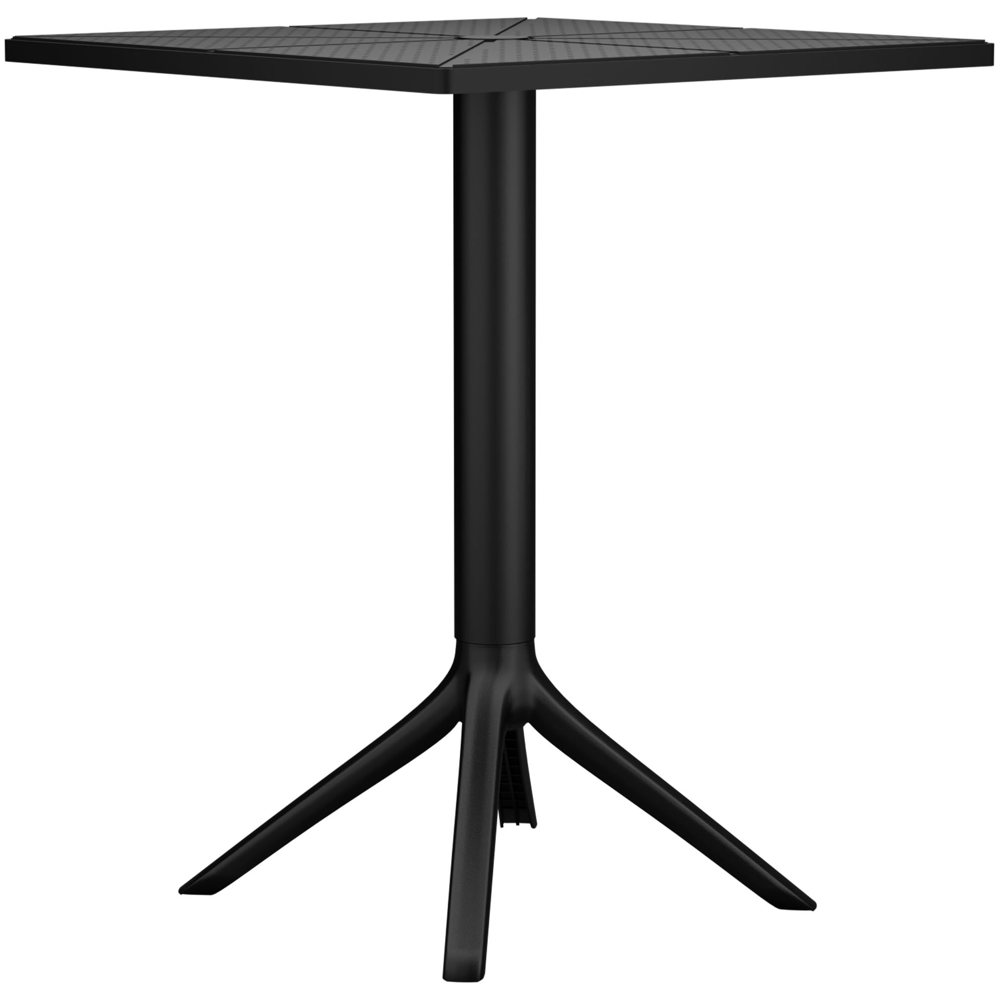 Mesa de jardín Nuvela 60 x 60 cm Resistente a la intemperie, a los rayos UV, fácil de limpiar