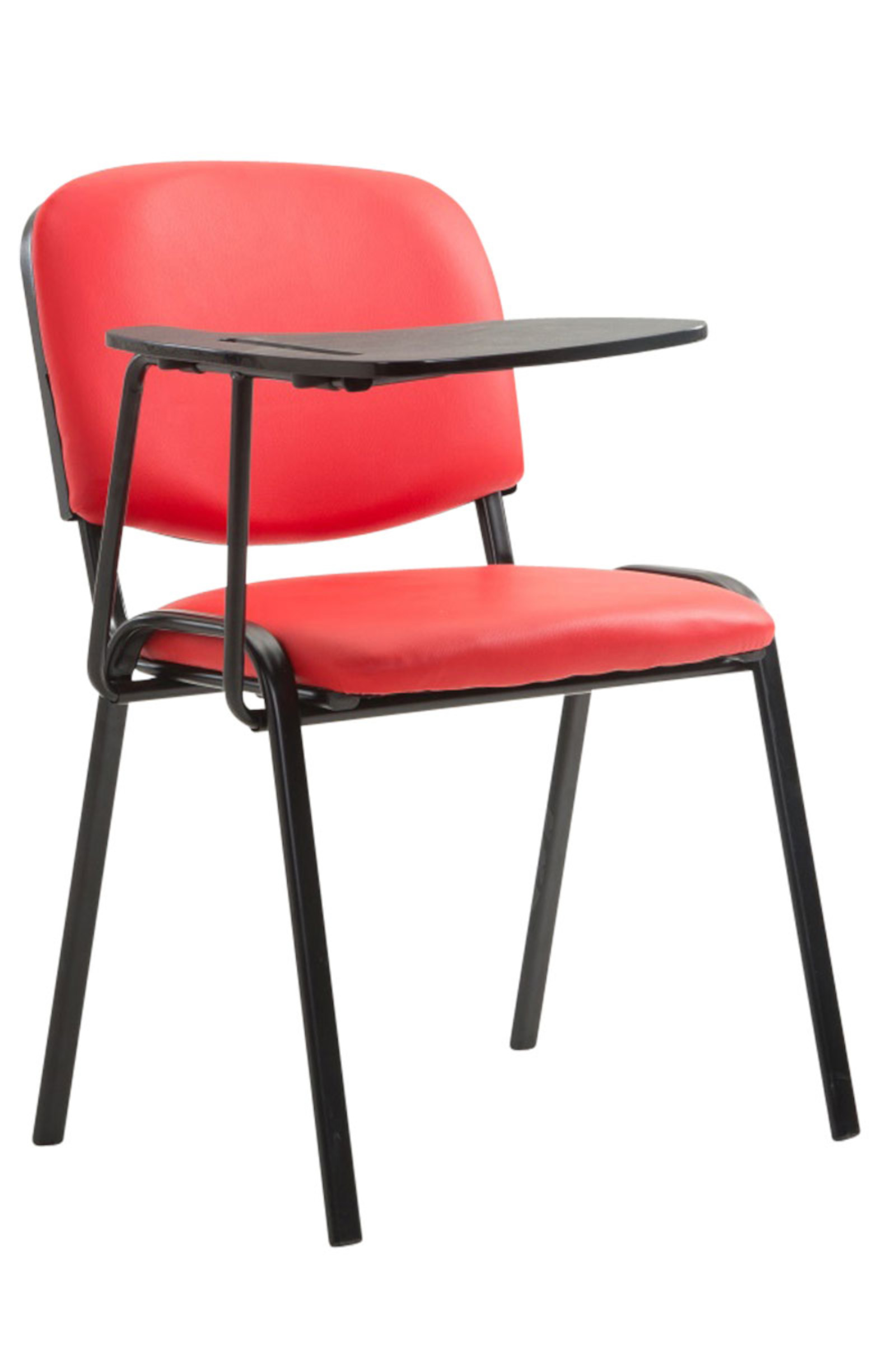 Set de 4 sillas confidente Ken con mesa extensible para escritura