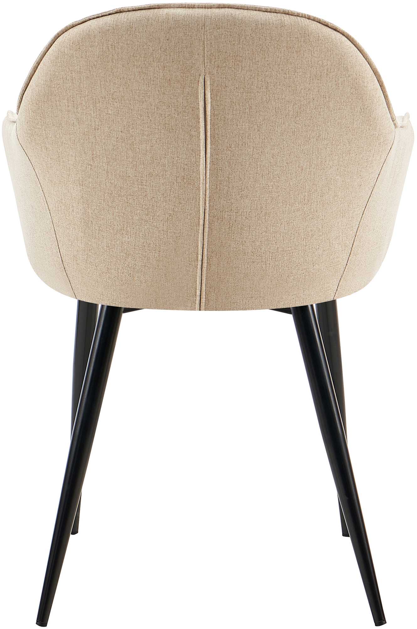 Silla de comedor Boise tapizada en tela