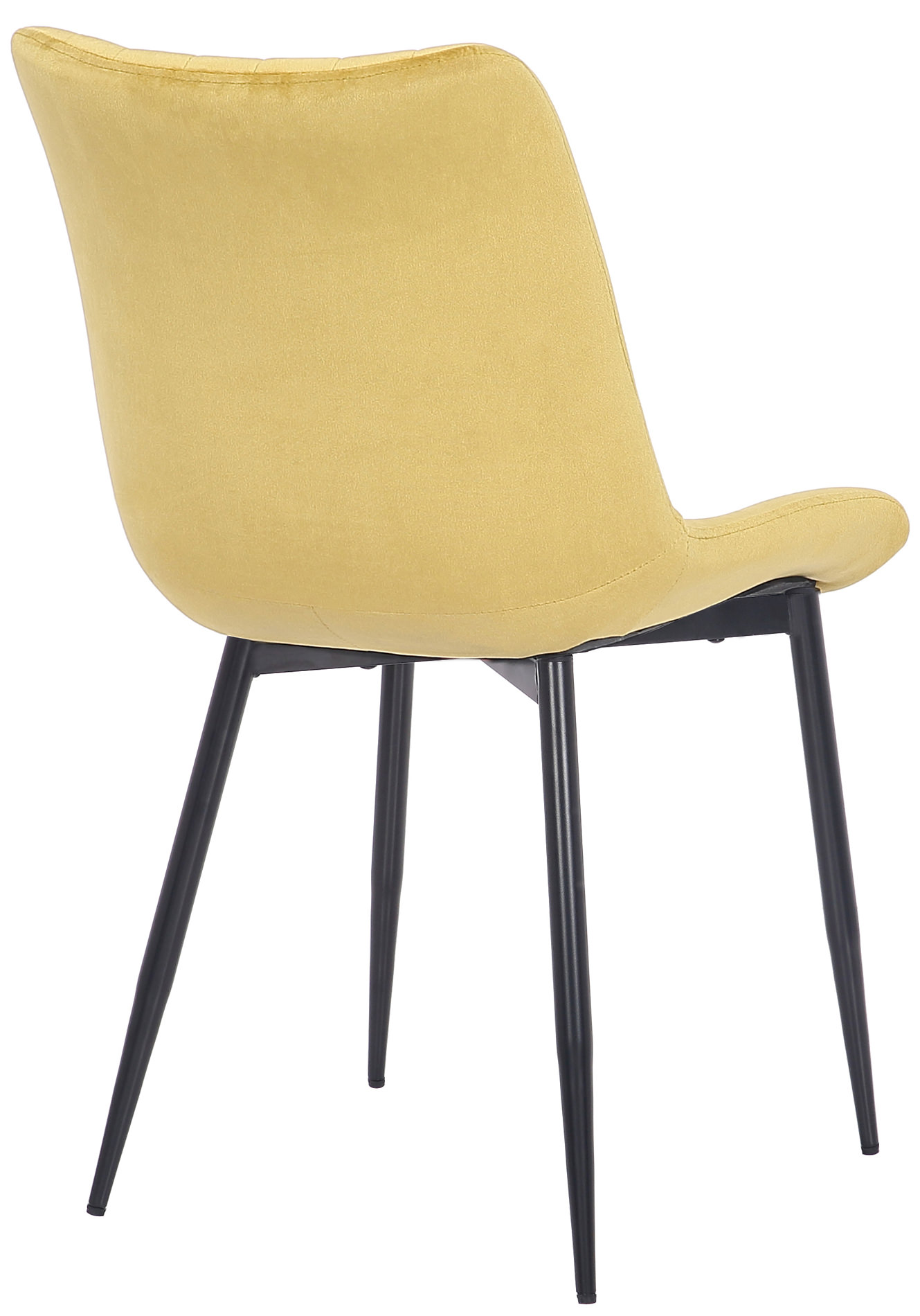 Set de 2 Sillas de comedor Rahden en terciopelo