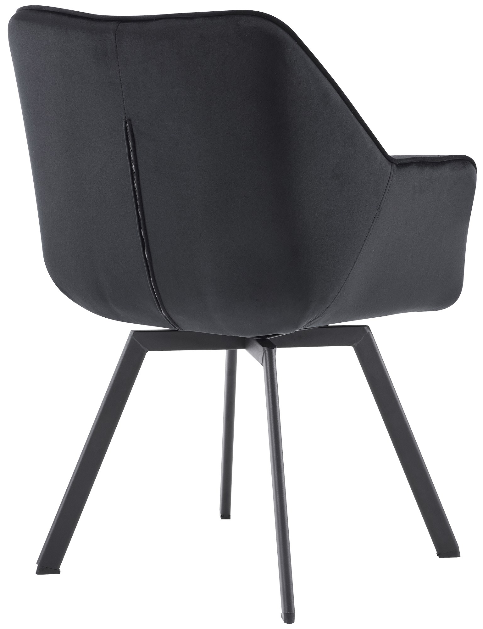 Silla de comedor de terciopelo Jordi