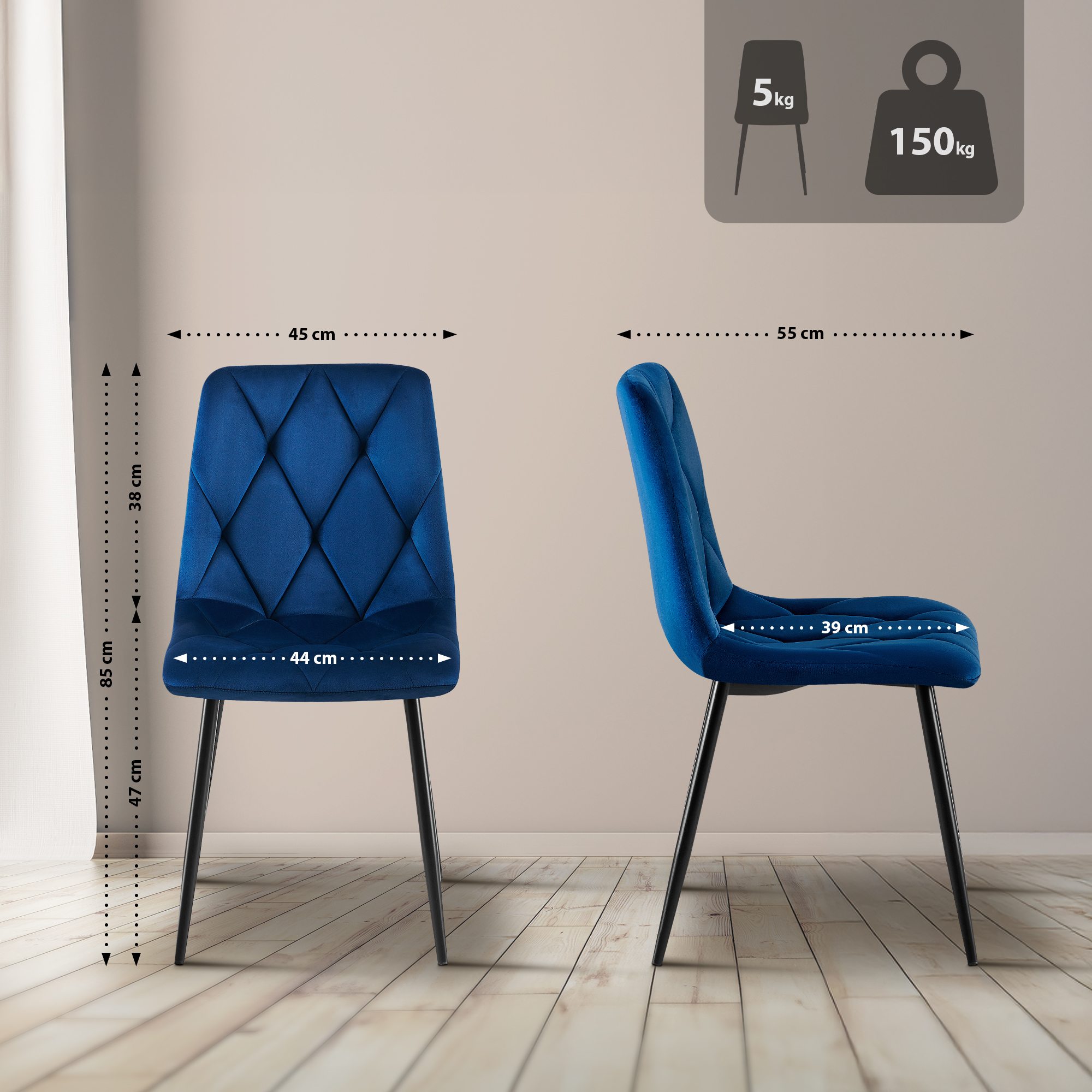Silla de comedor Clairton