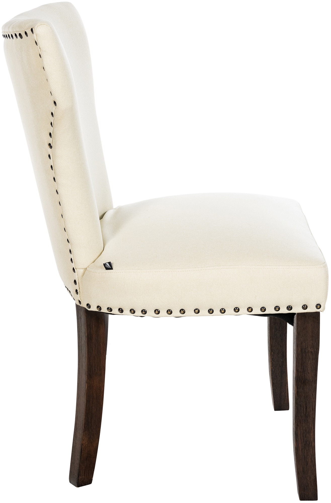 Set de 2 sillas de comedor Zadar en tela