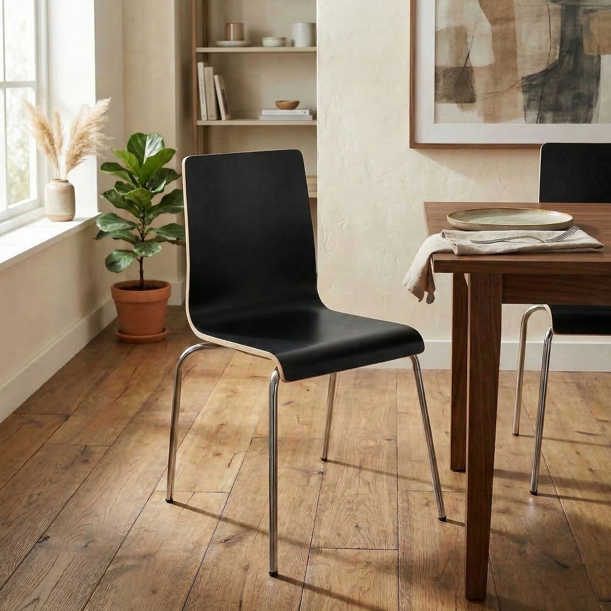 Silla apilable Gahanna