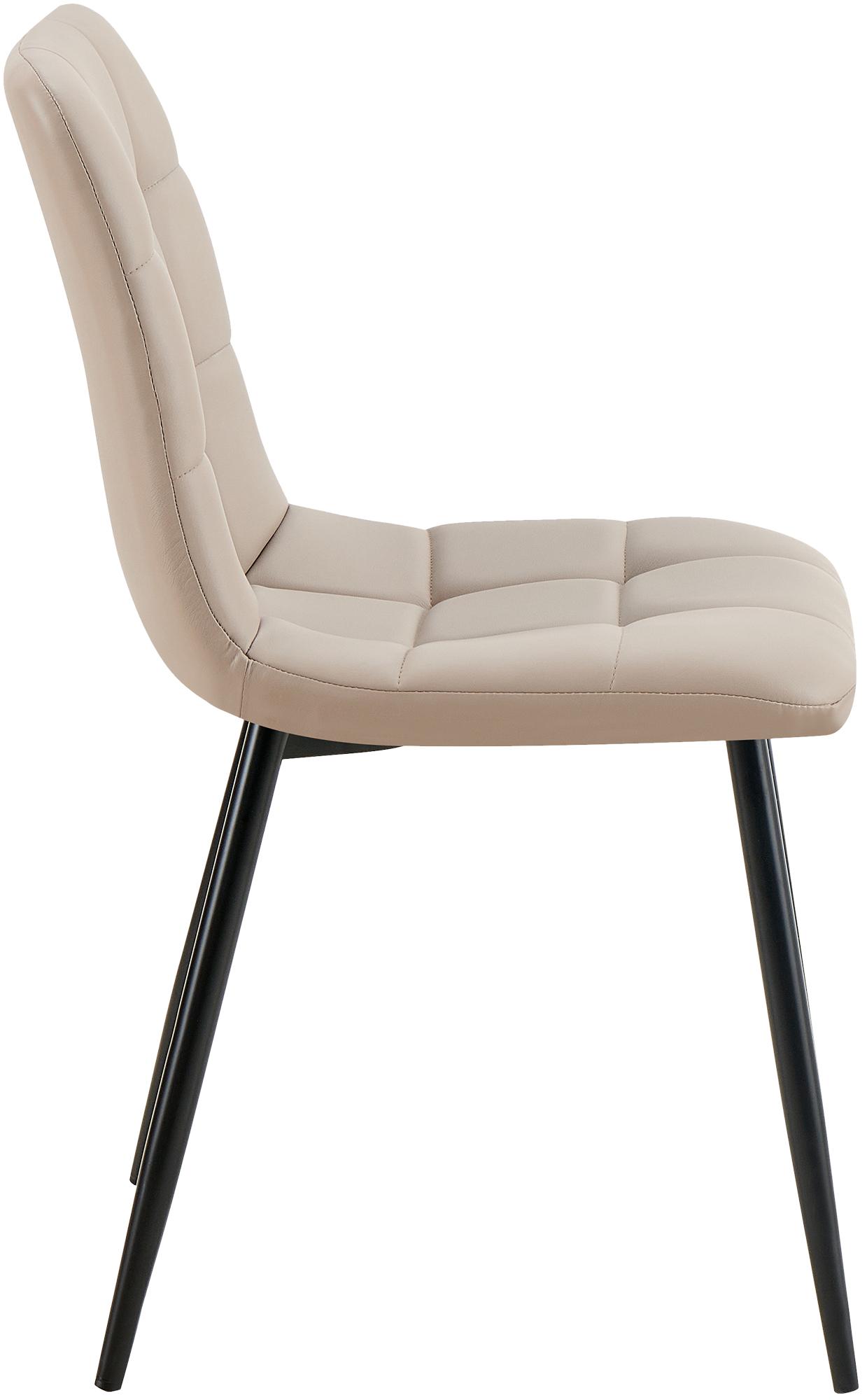 Silla de comedor Antibes tapizada en polipiel