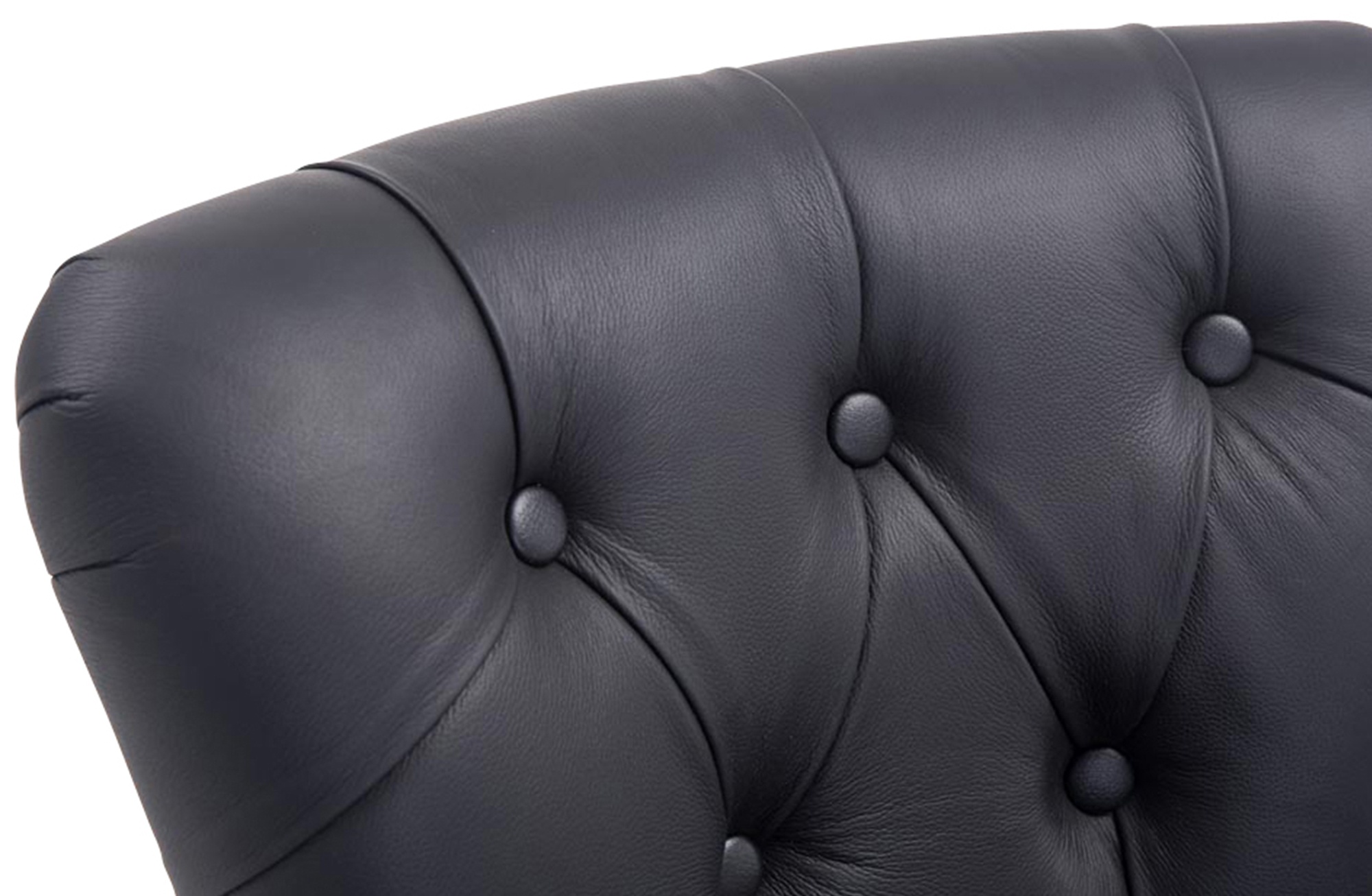 Taburete Lakewood Cuero Aútentico & Madera Clara
