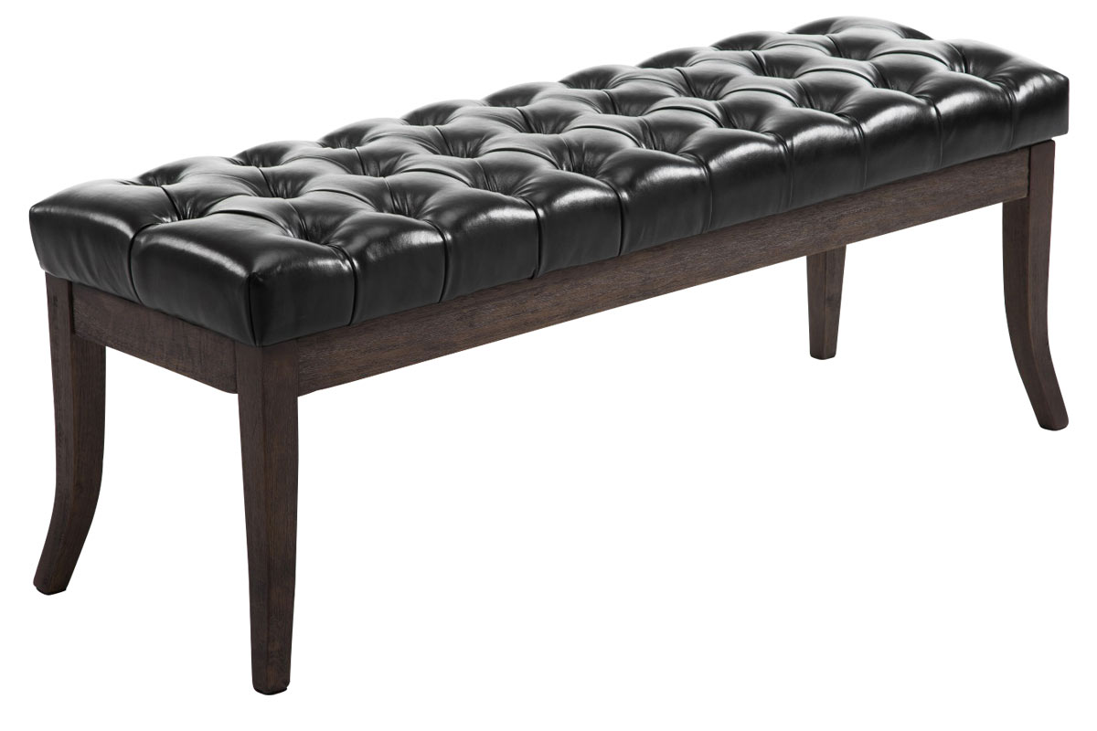 Taburete Recibidor Ramses En Madera Oscura